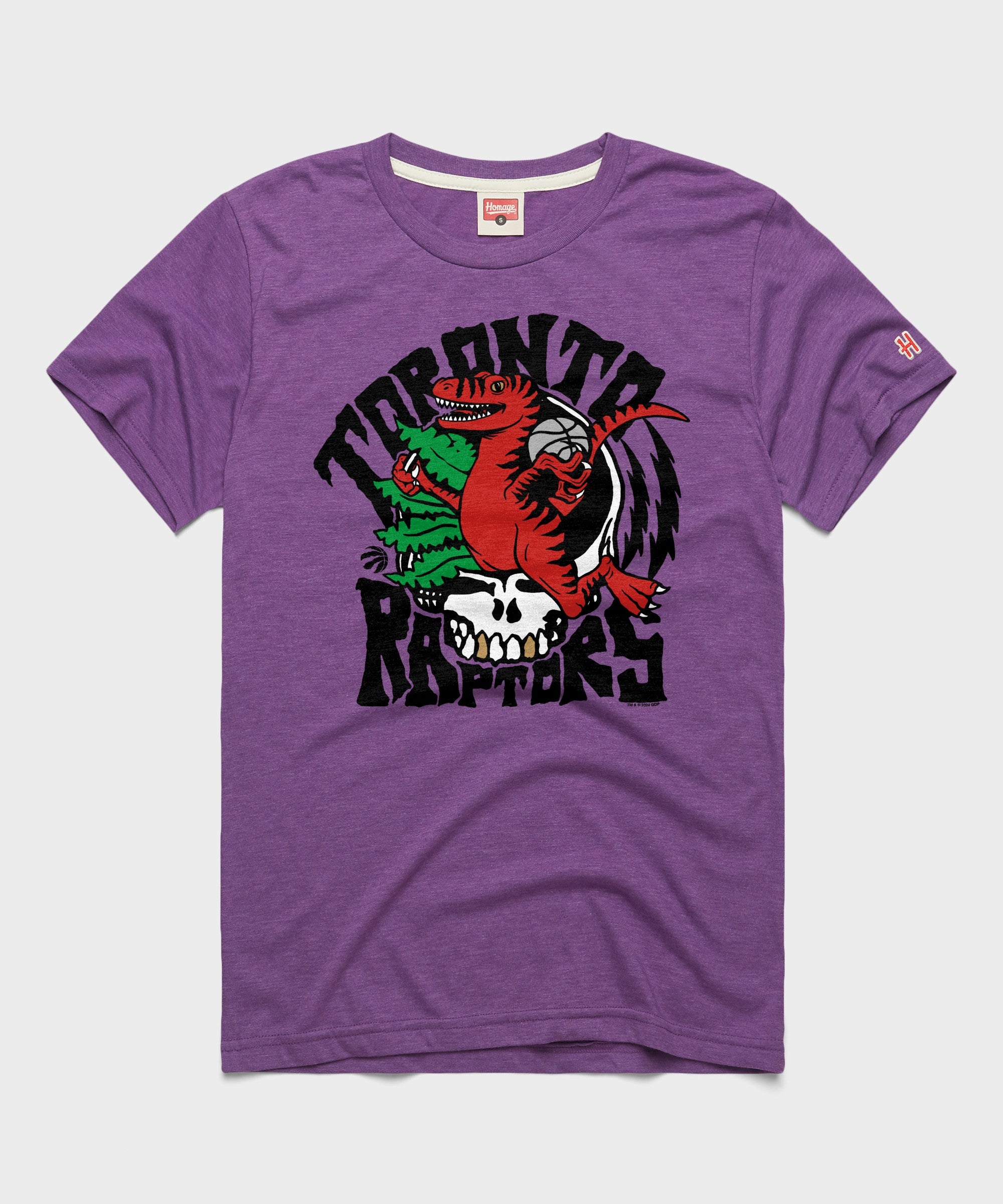 Nba X Grateful Dead X Raptors Skull