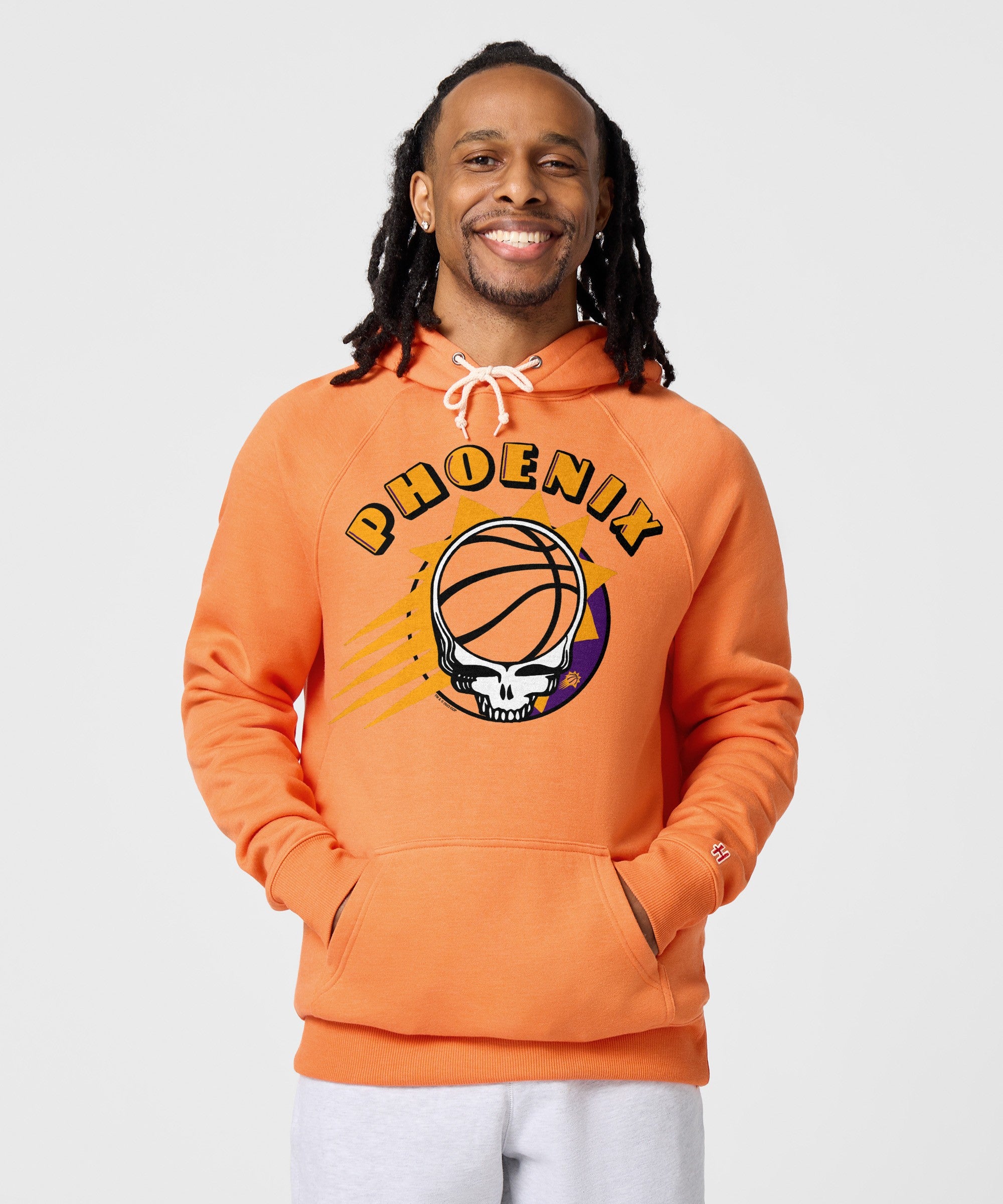 Nba X Grateful Dead X Suns Skull Hoodie