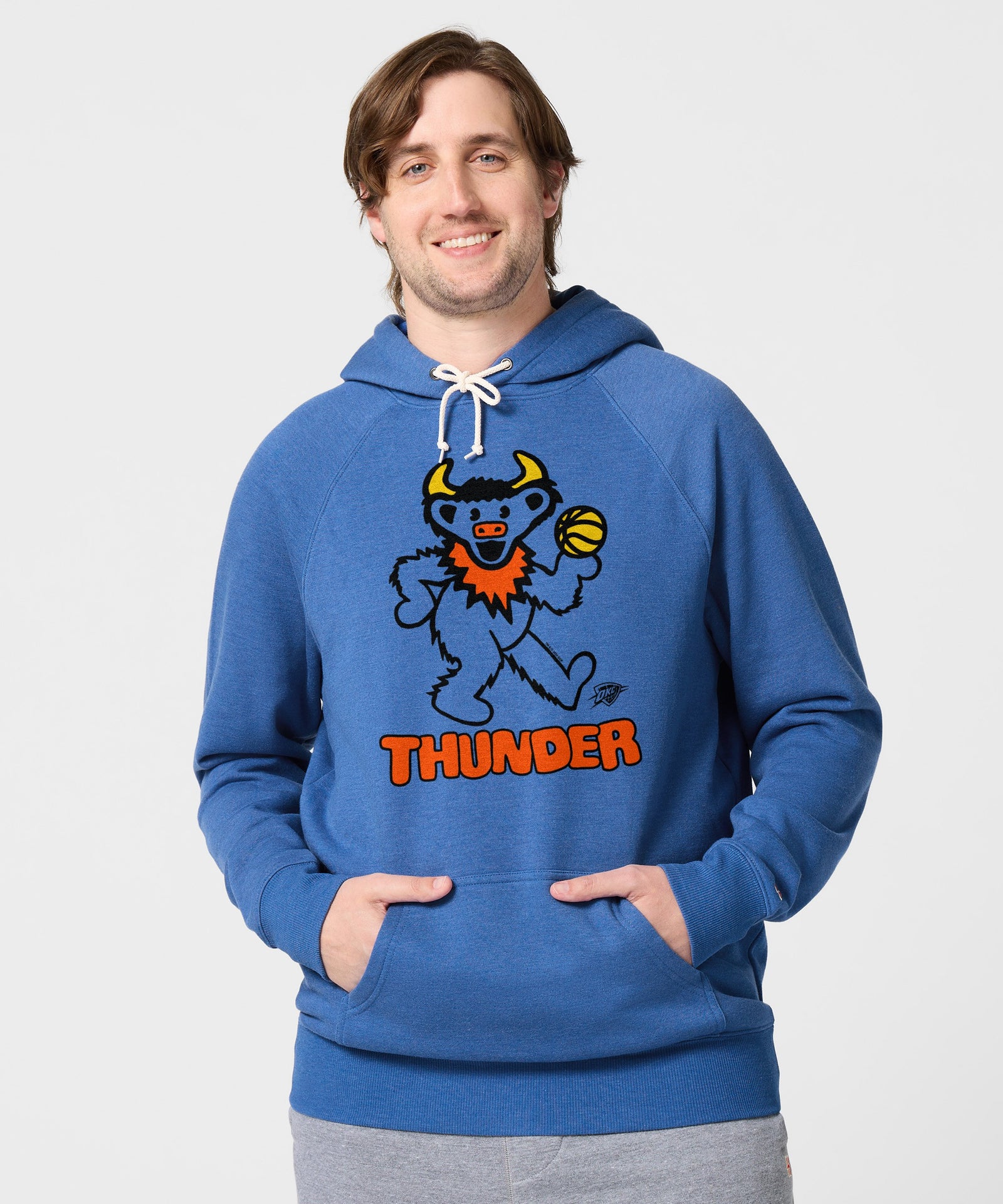 Nba X Grateful Dead X Thunder Hoodie