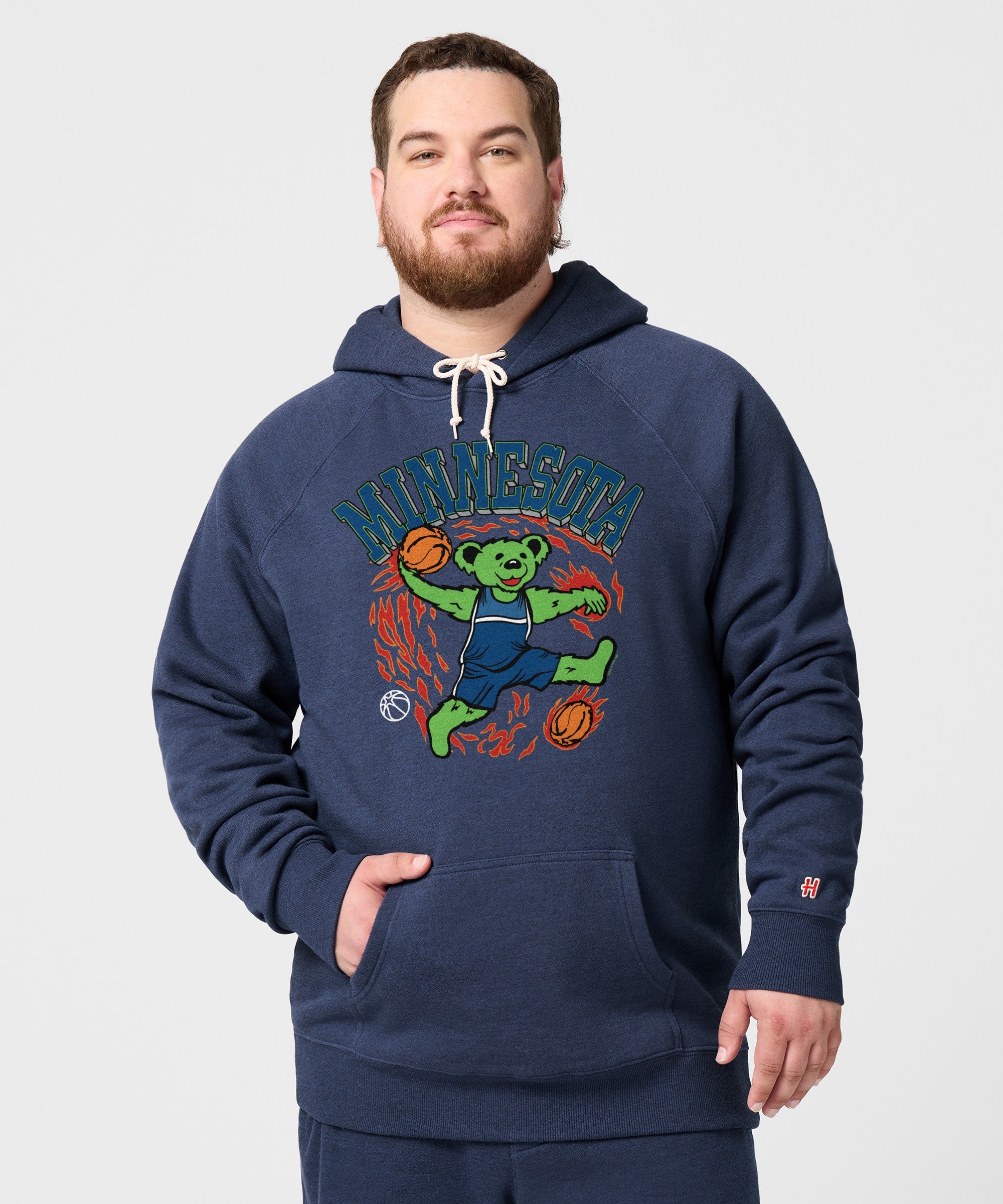 Nba X Grateful Dead X Timberwolves Hoodie