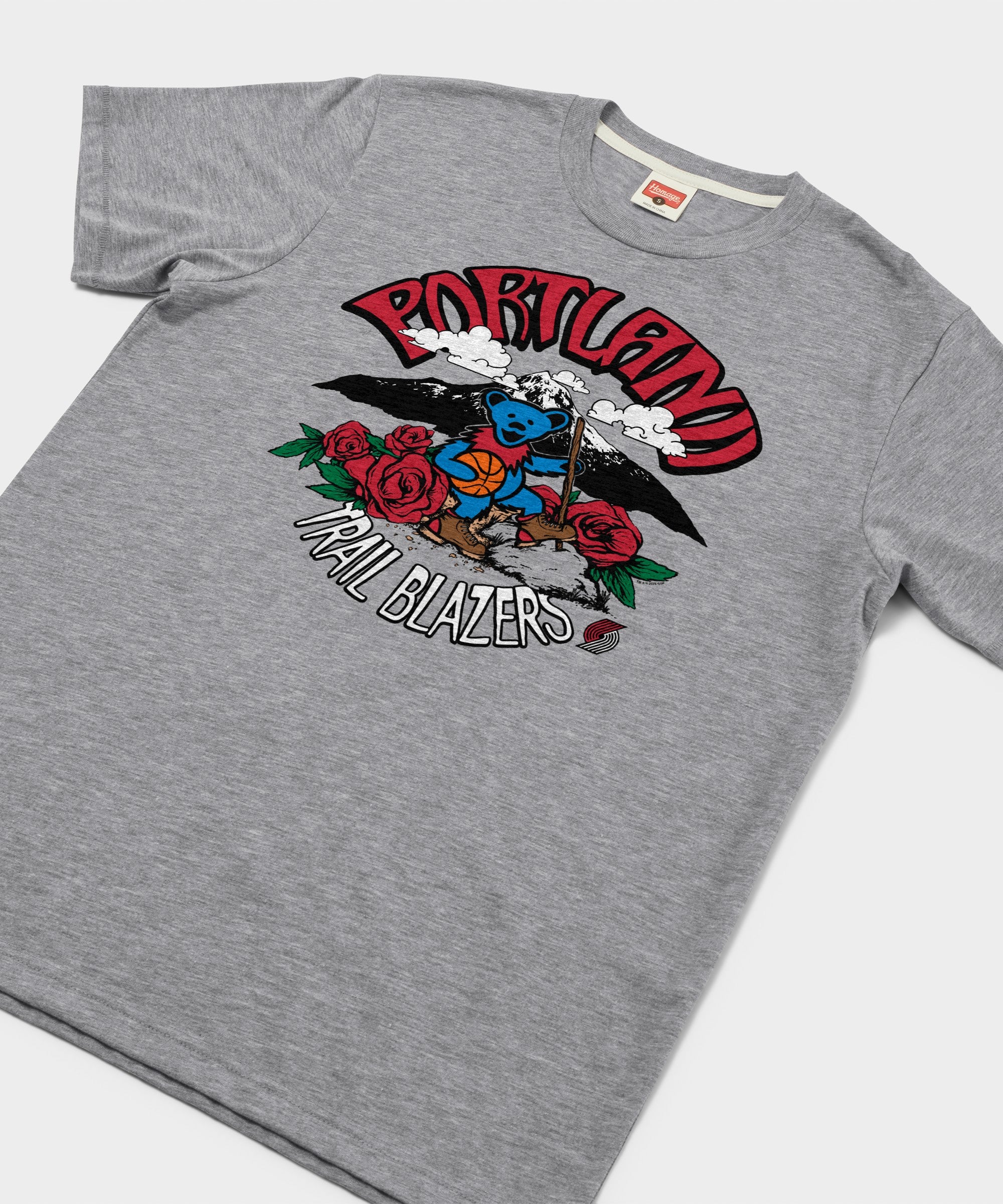 Nba X Grateful Dead X Trail Blazers Bear