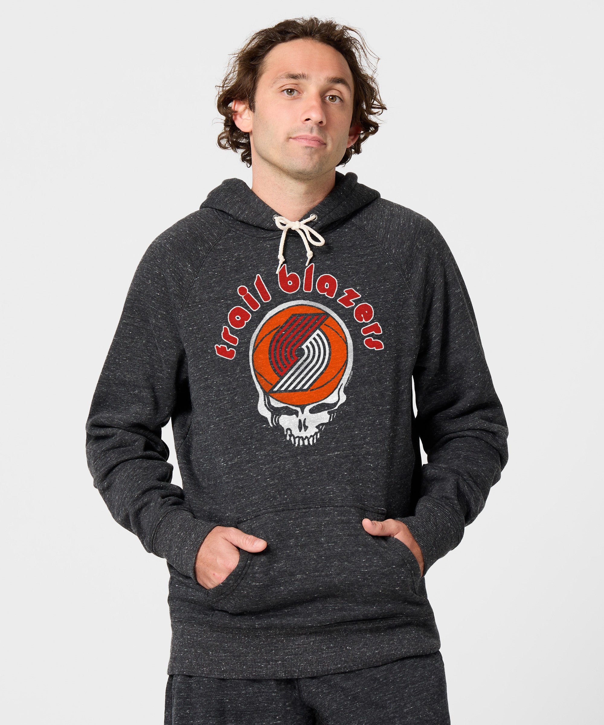 Nba X Grateful Dead X Trail Blazers Hoodie