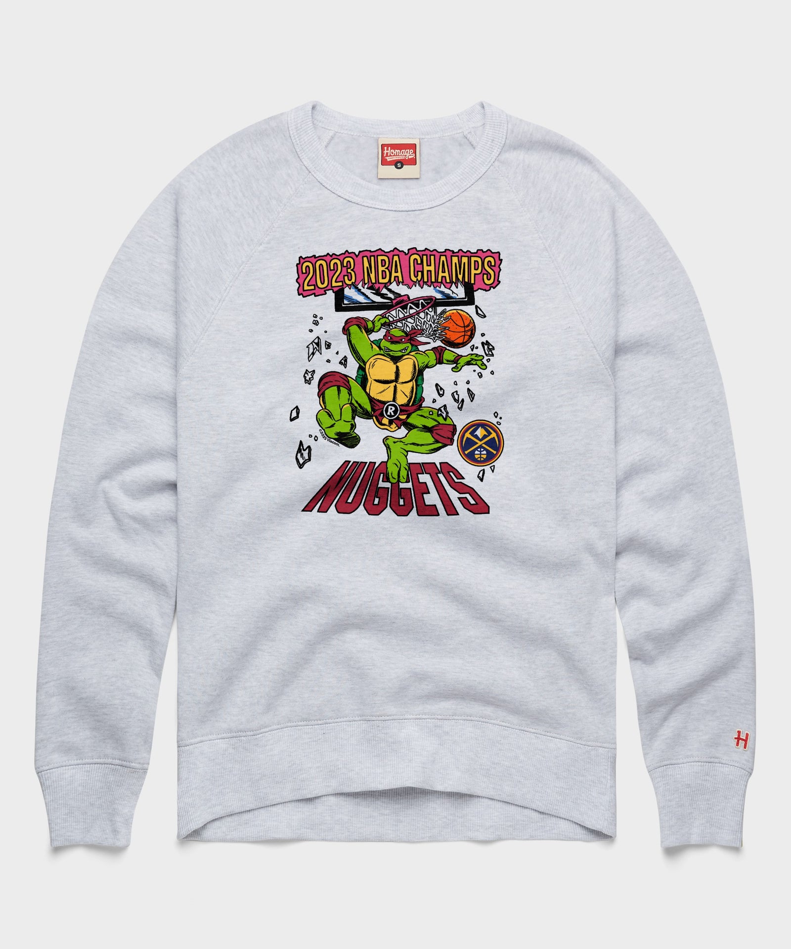 Nba X Tmnt 2023 Champs Denver Nuggets Crewneck