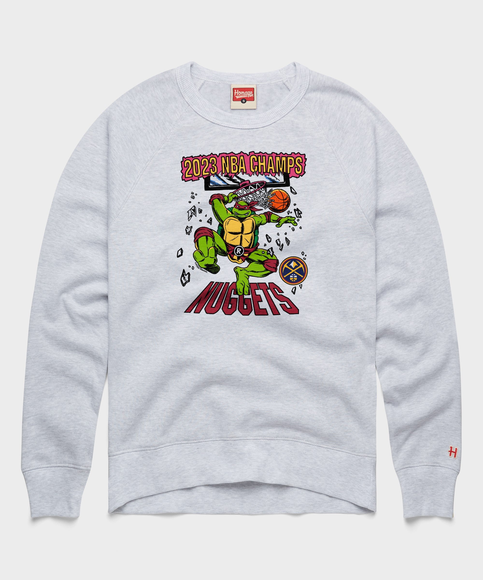 Nba X Tmnt 2023 Champs Denver Nuggets Crewneck