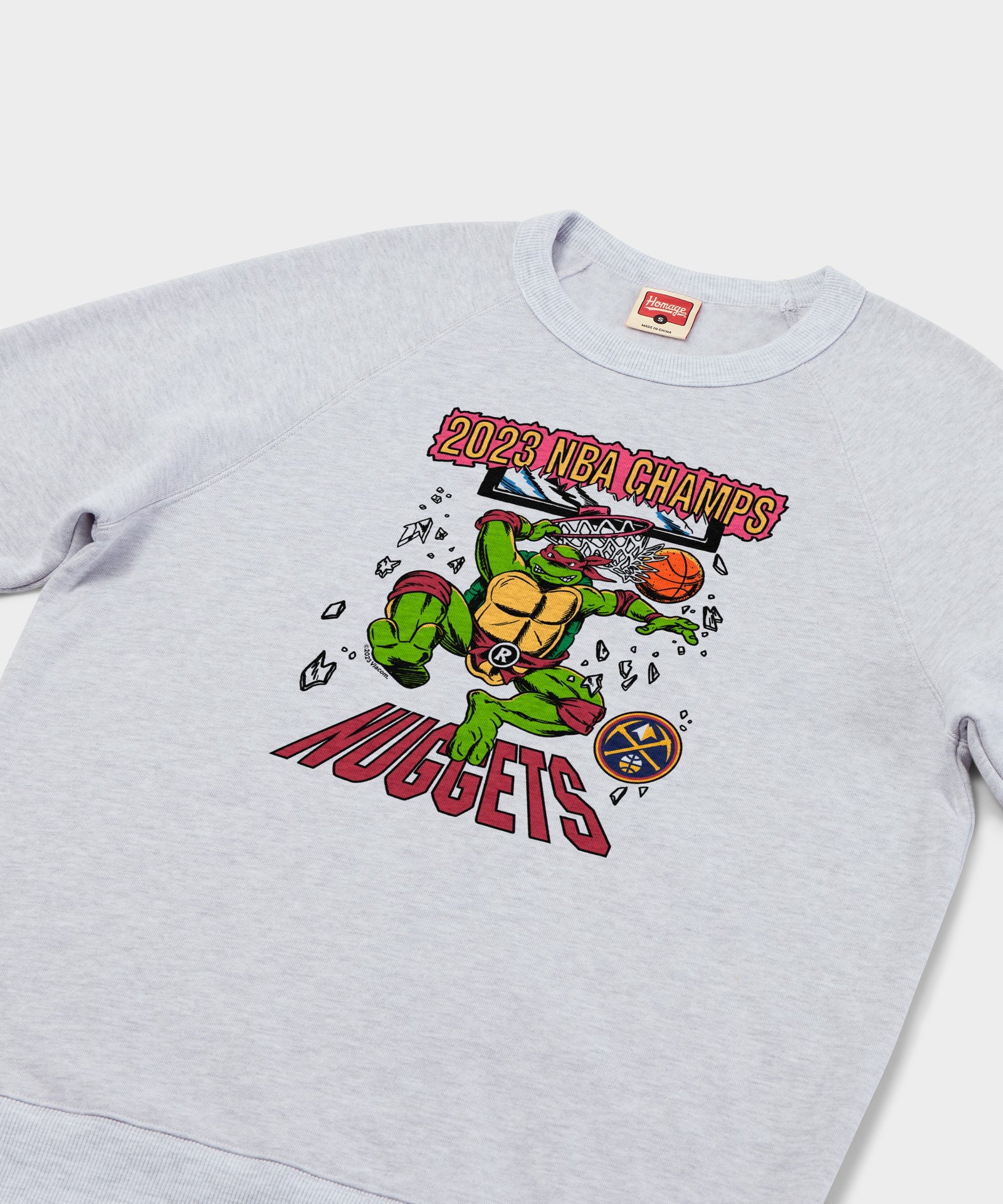 Nba X Tmnt 2023 Champs Denver Nuggets Crewneck