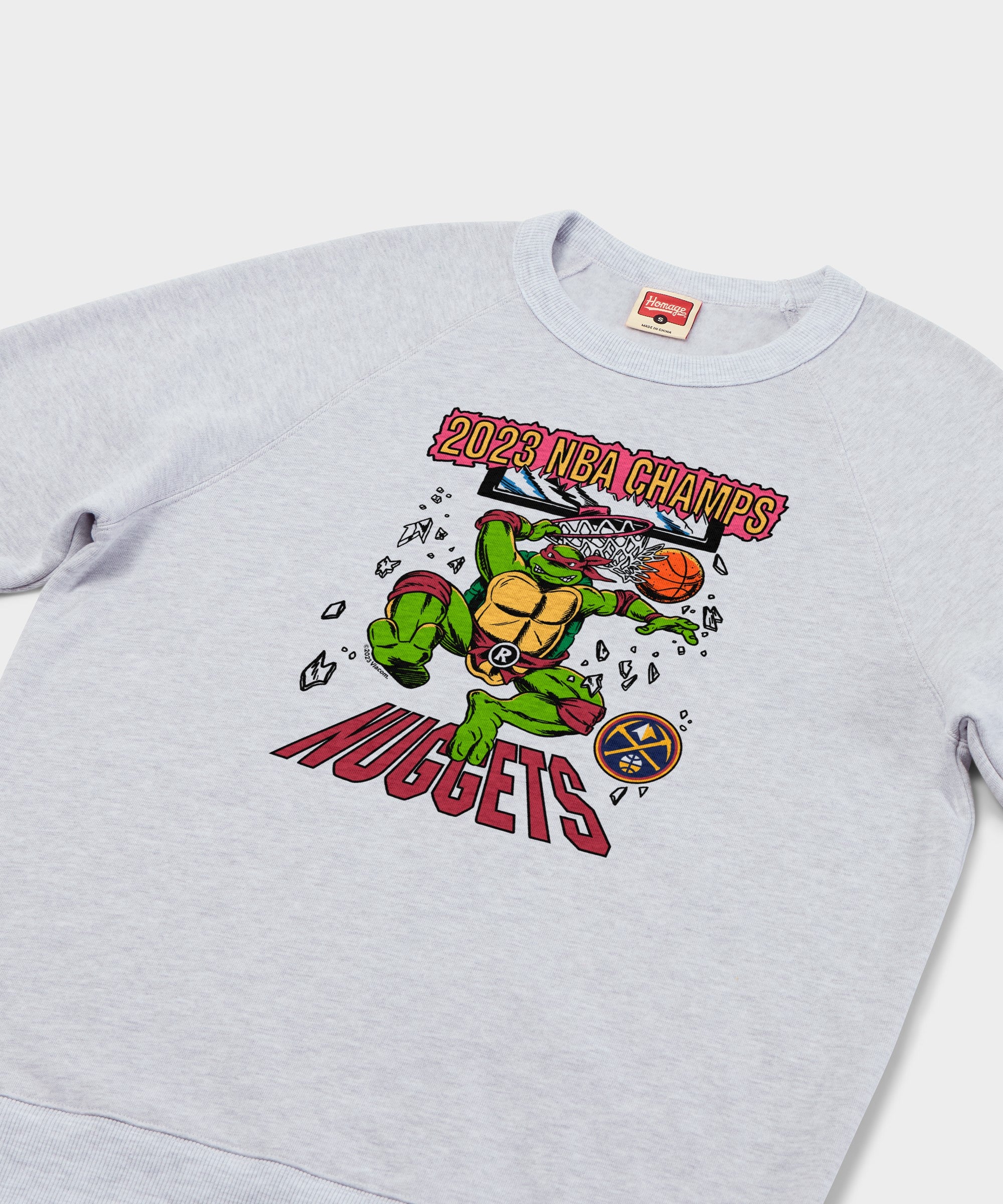 Nba X Tmnt 2023 Champs Denver Nuggets Crewneck