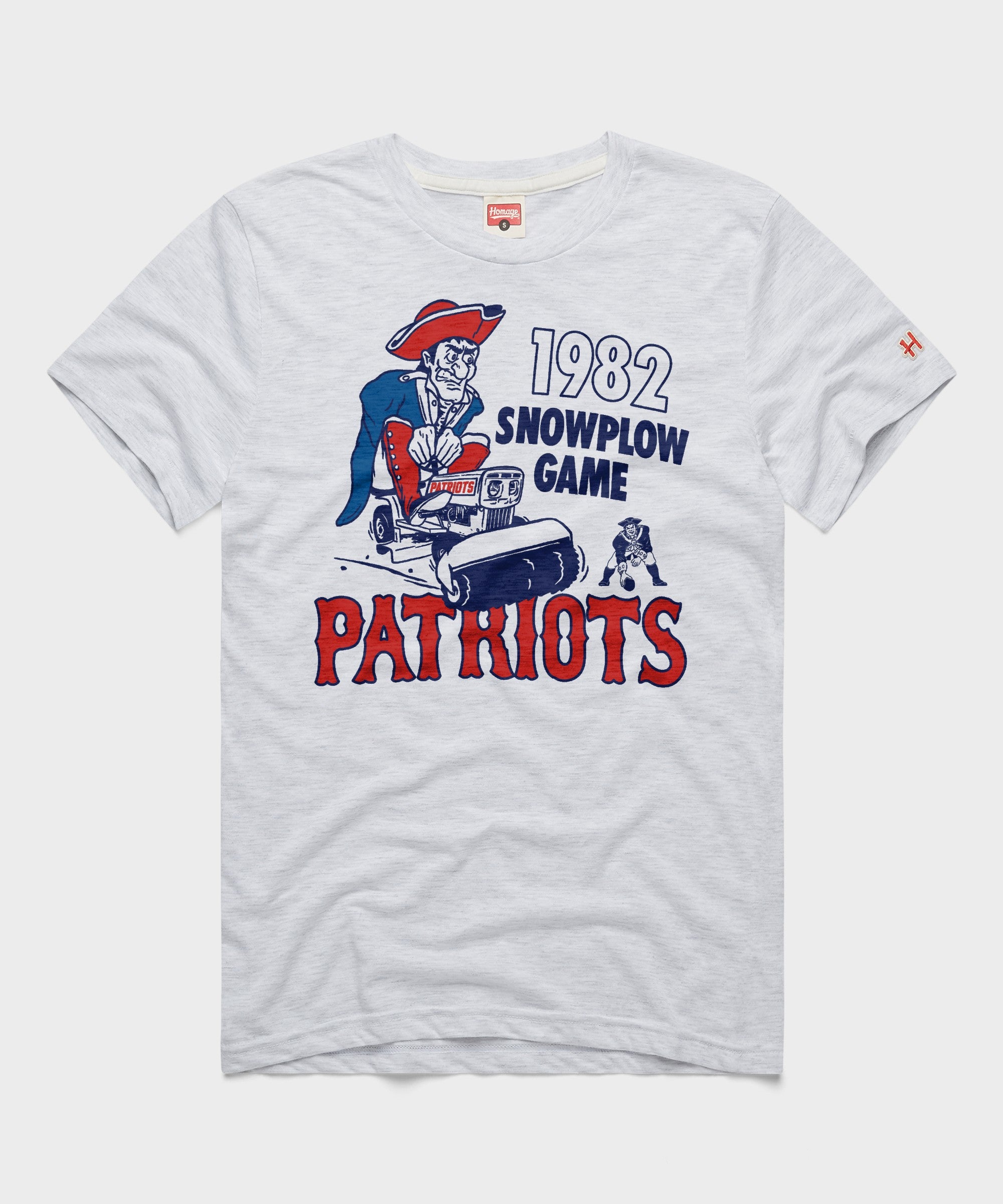 New England Patriots 1982 Snow Plow Game