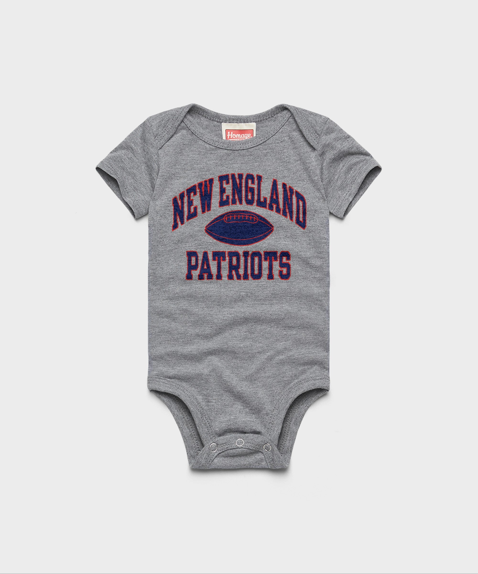 New England Patriots Gridiron Baby One Piece