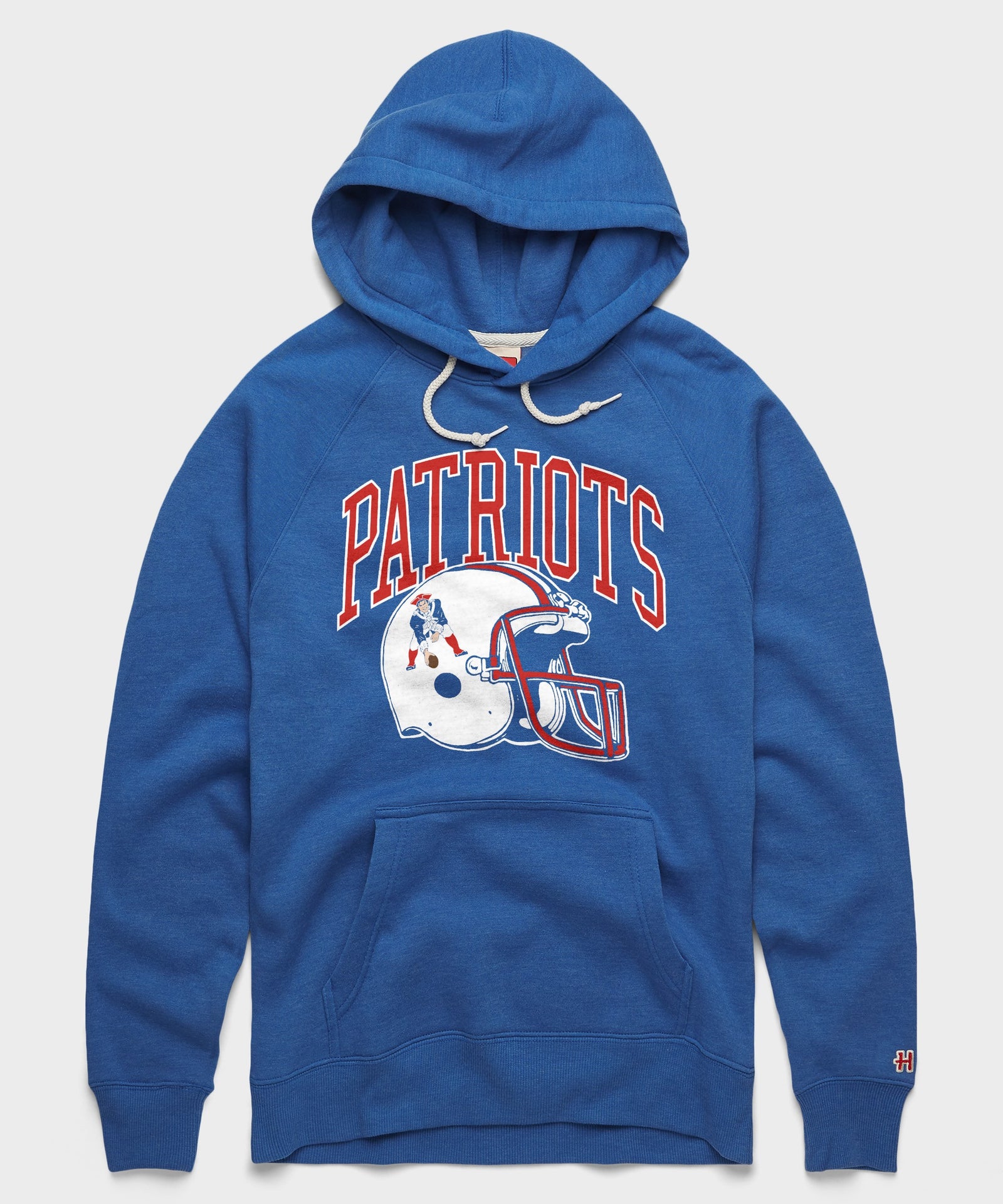 New England Patriots Helmet Retro Hoodie