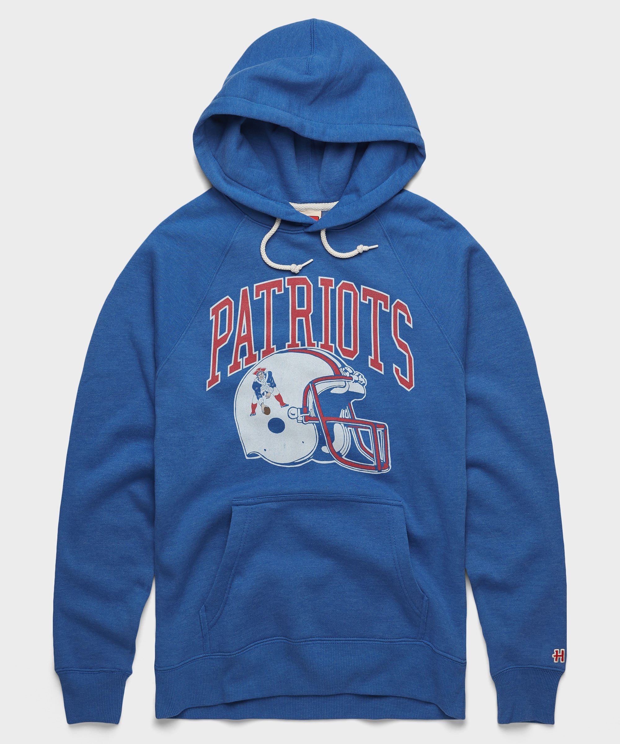 New England Patriots Helmet Retro Hoodie