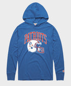 New England Patriots Helmet Retro Lightweight Hoodie