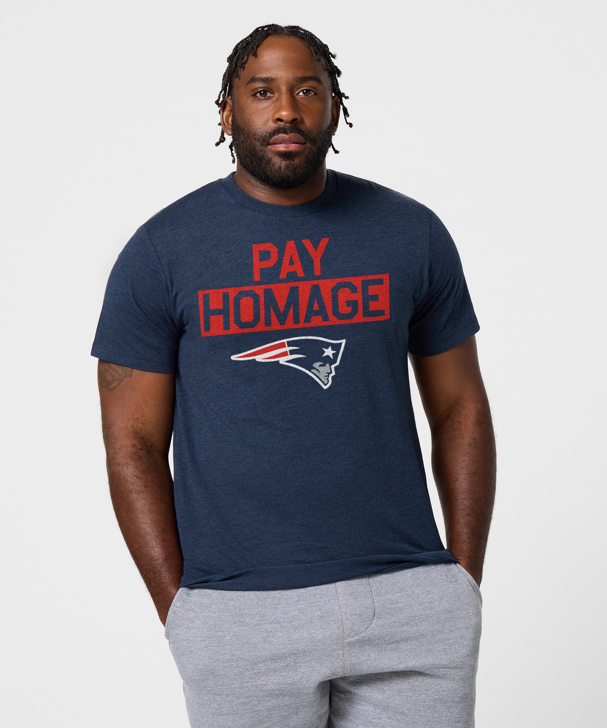 New England Patriots Pay Homage