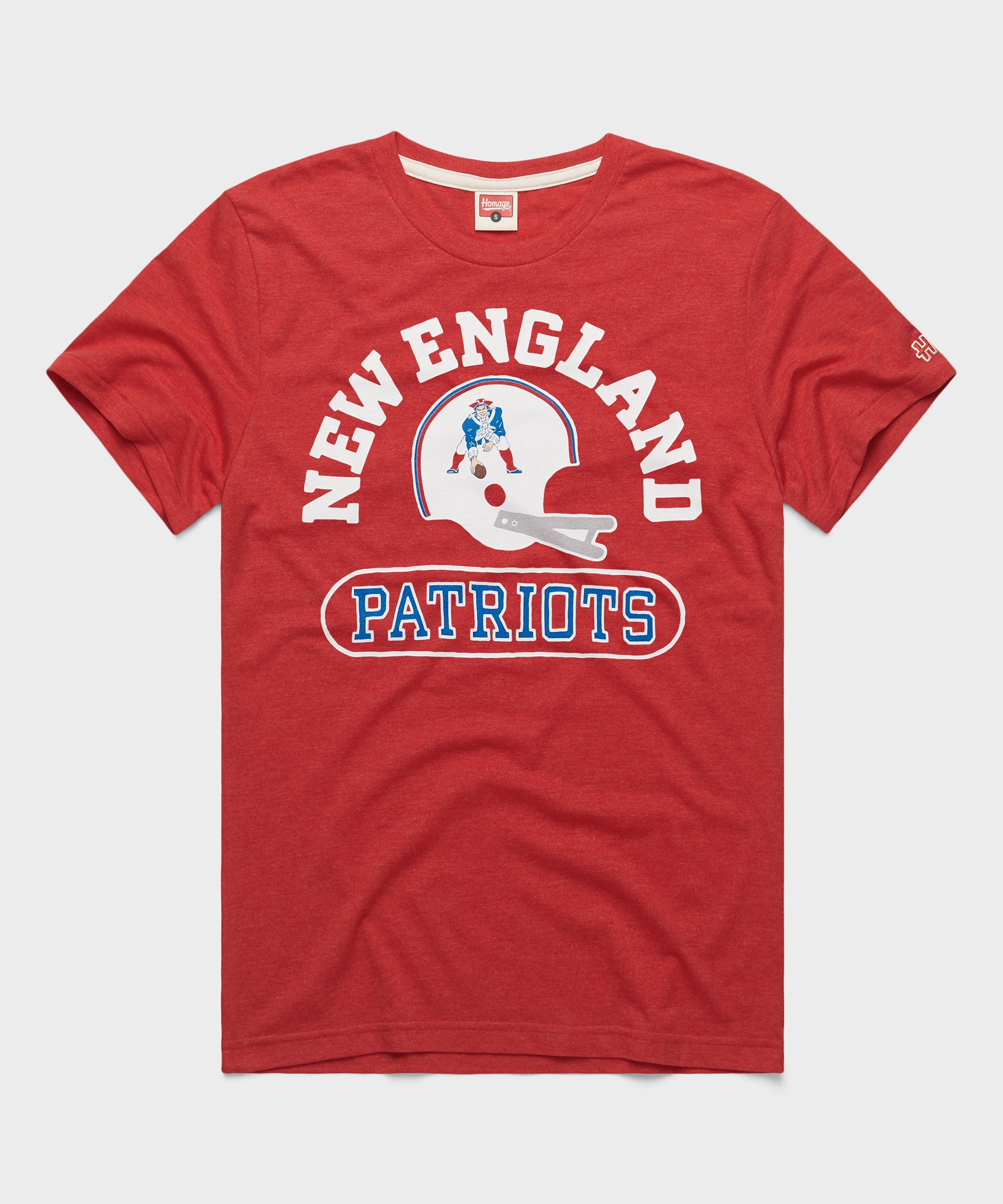 New England Patriots Throwback Helmet Red