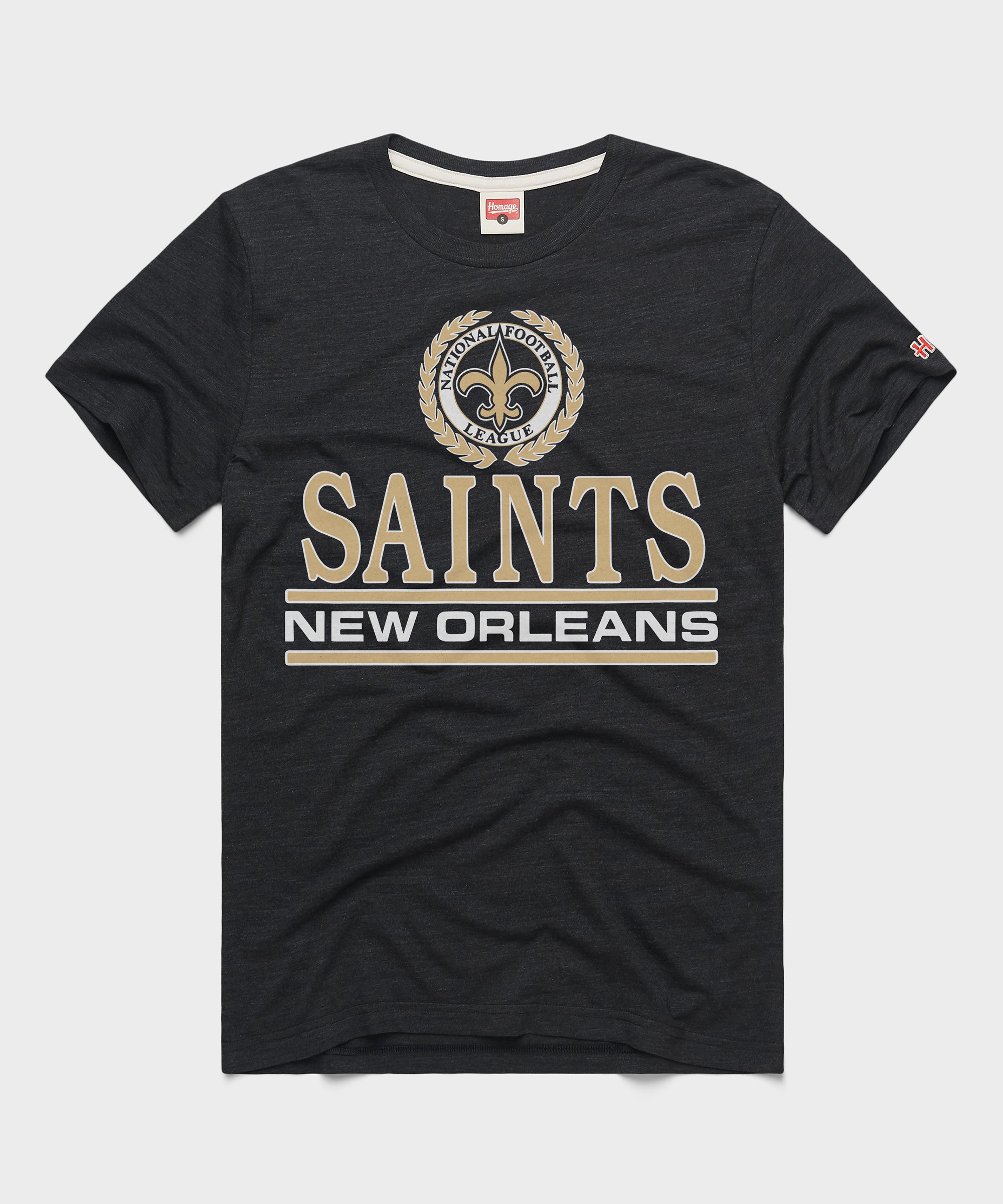 New Orleans Saints Crest Charcoal