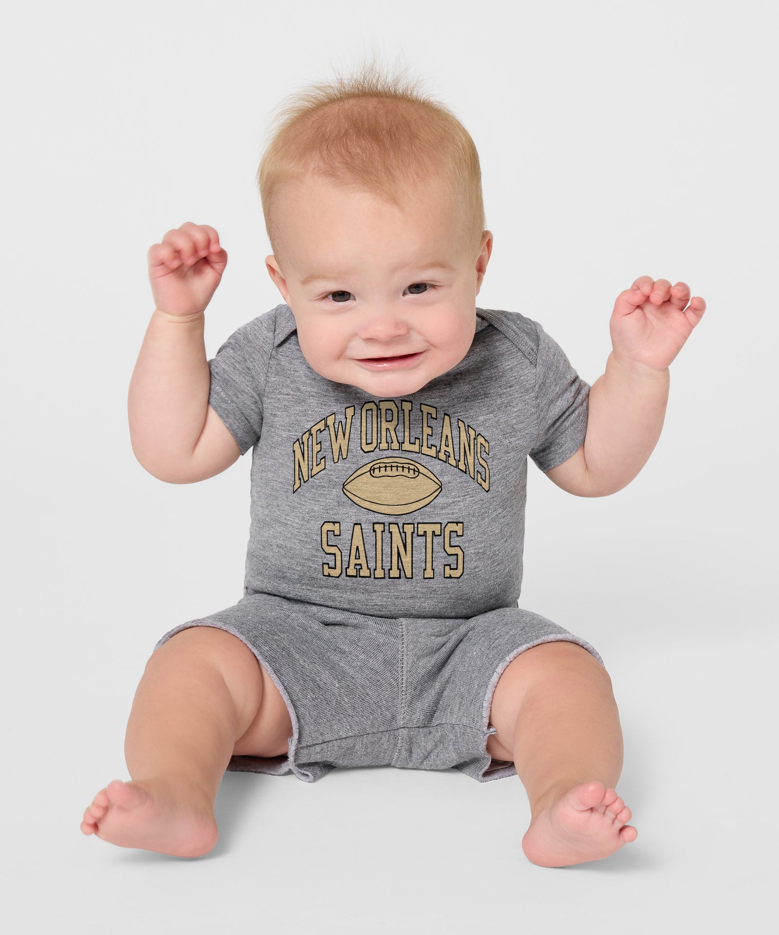 New Orleans Saints Gridiron Baby One Piece