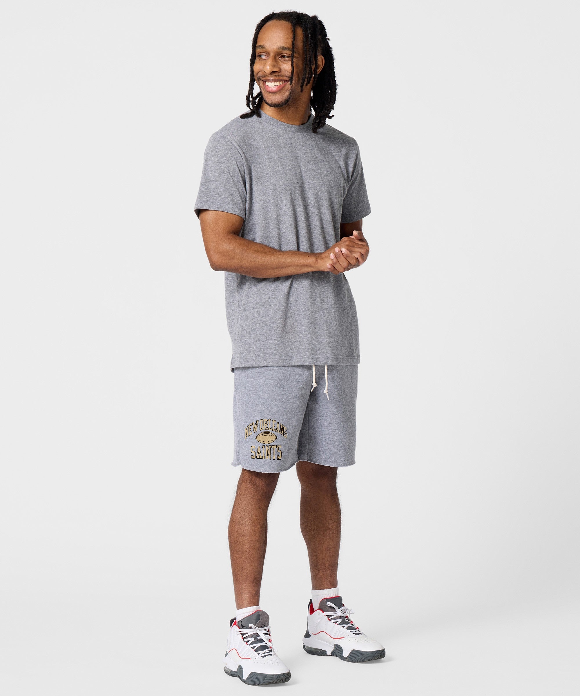 New Orleans Saints Gridiron Sweat Shorts