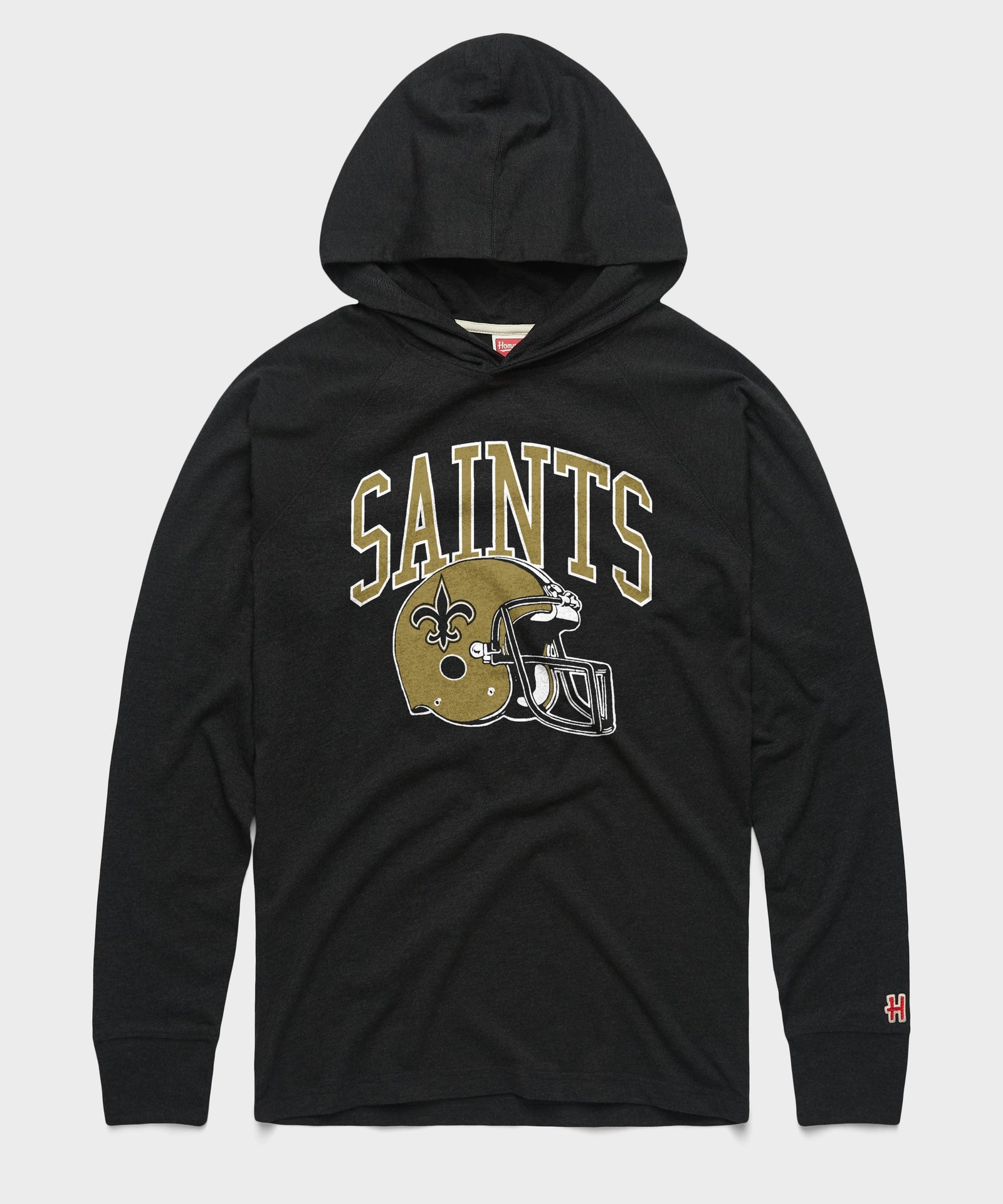 New Orleans Saints Helmet Lightweight Hoodie
