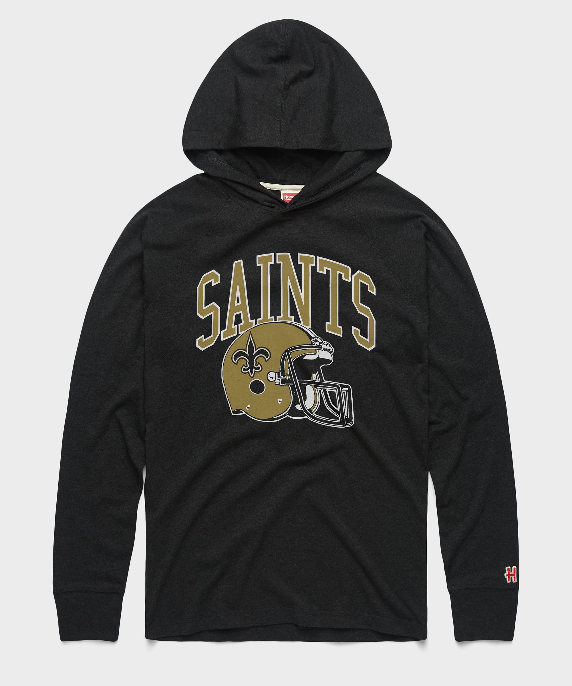 New Orleans Saints Helmet Lightweight Hoodie