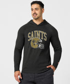 New Orleans Saints Helmet Lightweight Hoodie