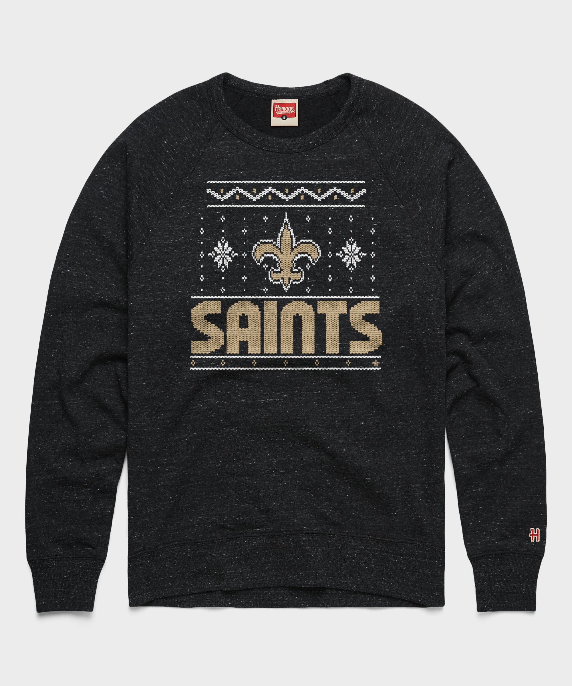 New Orleans Saints Holiday Crewneck