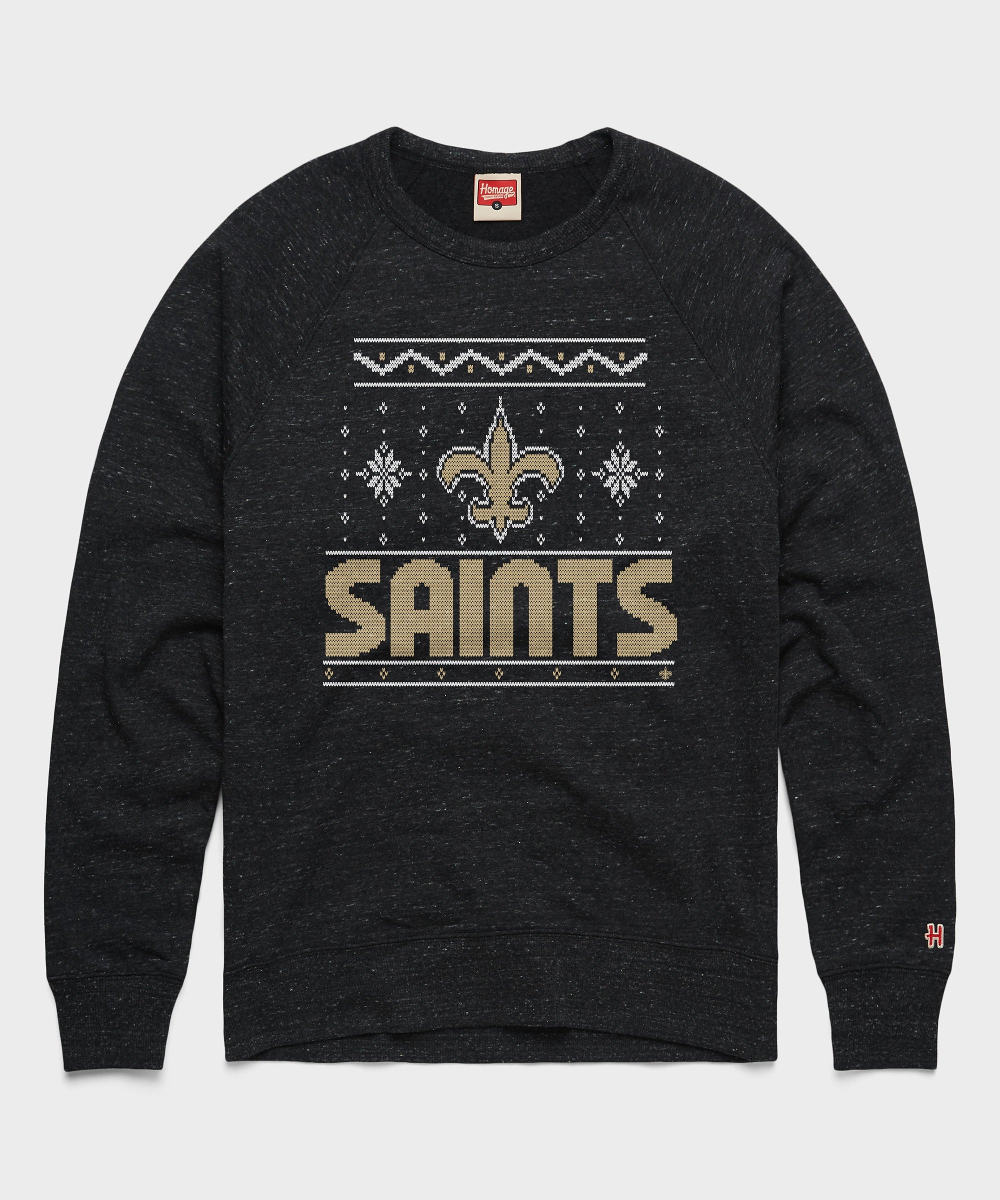 New Orleans Saints Holiday Crewneck