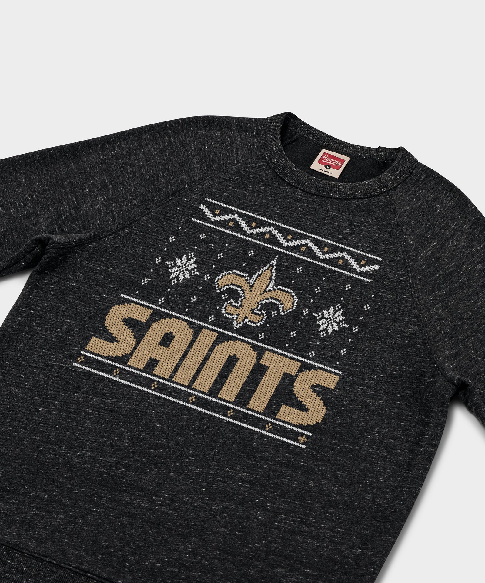 New Orleans Saints Holiday Crewneck