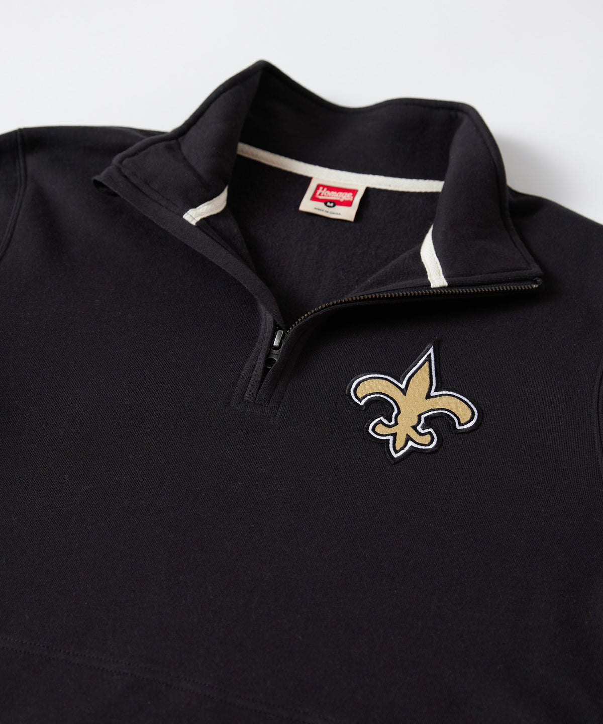 New Orleans Saints '17 Applique Quarter Zip Pullover