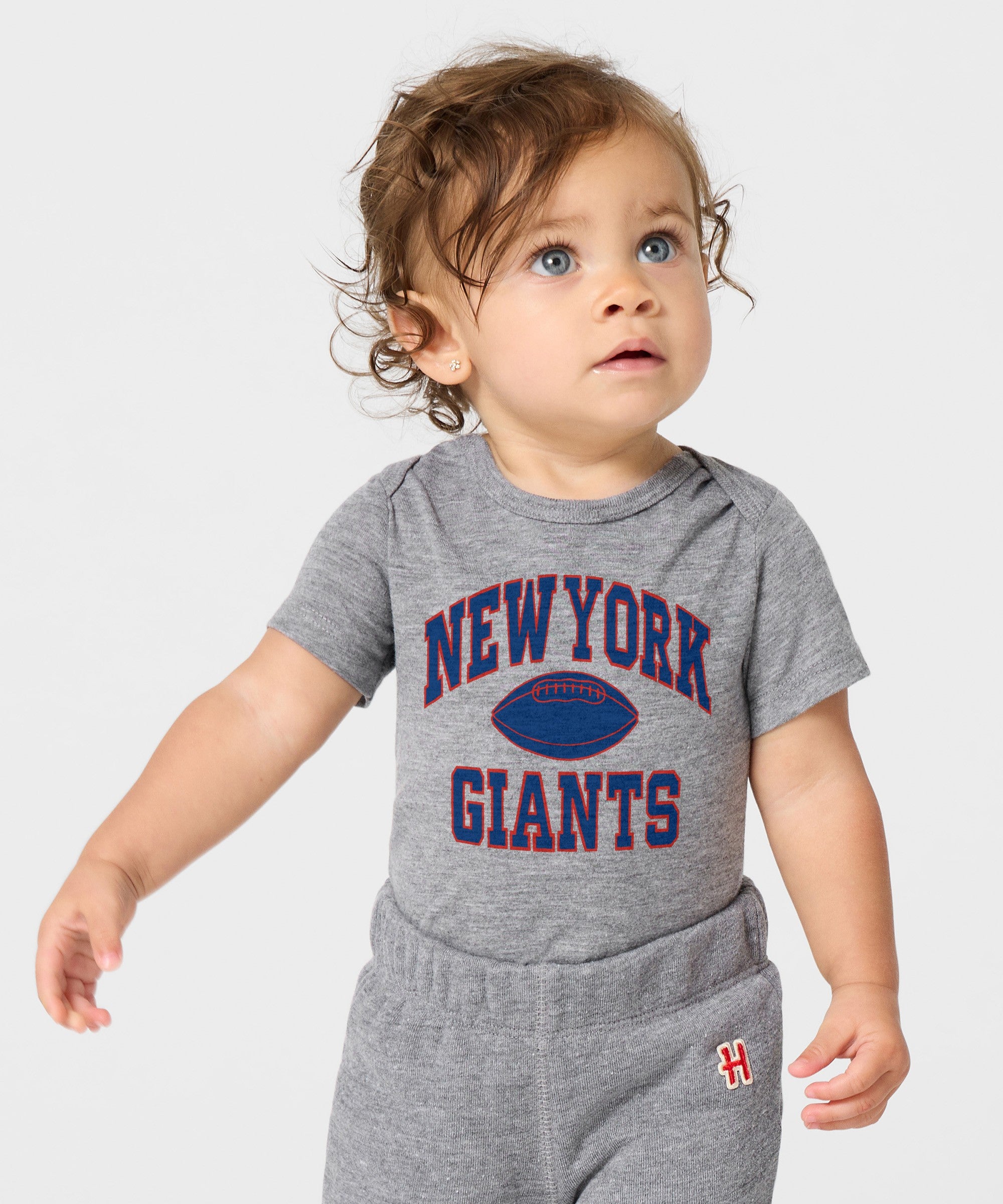 New York Giants Gridiron Baby One Piece