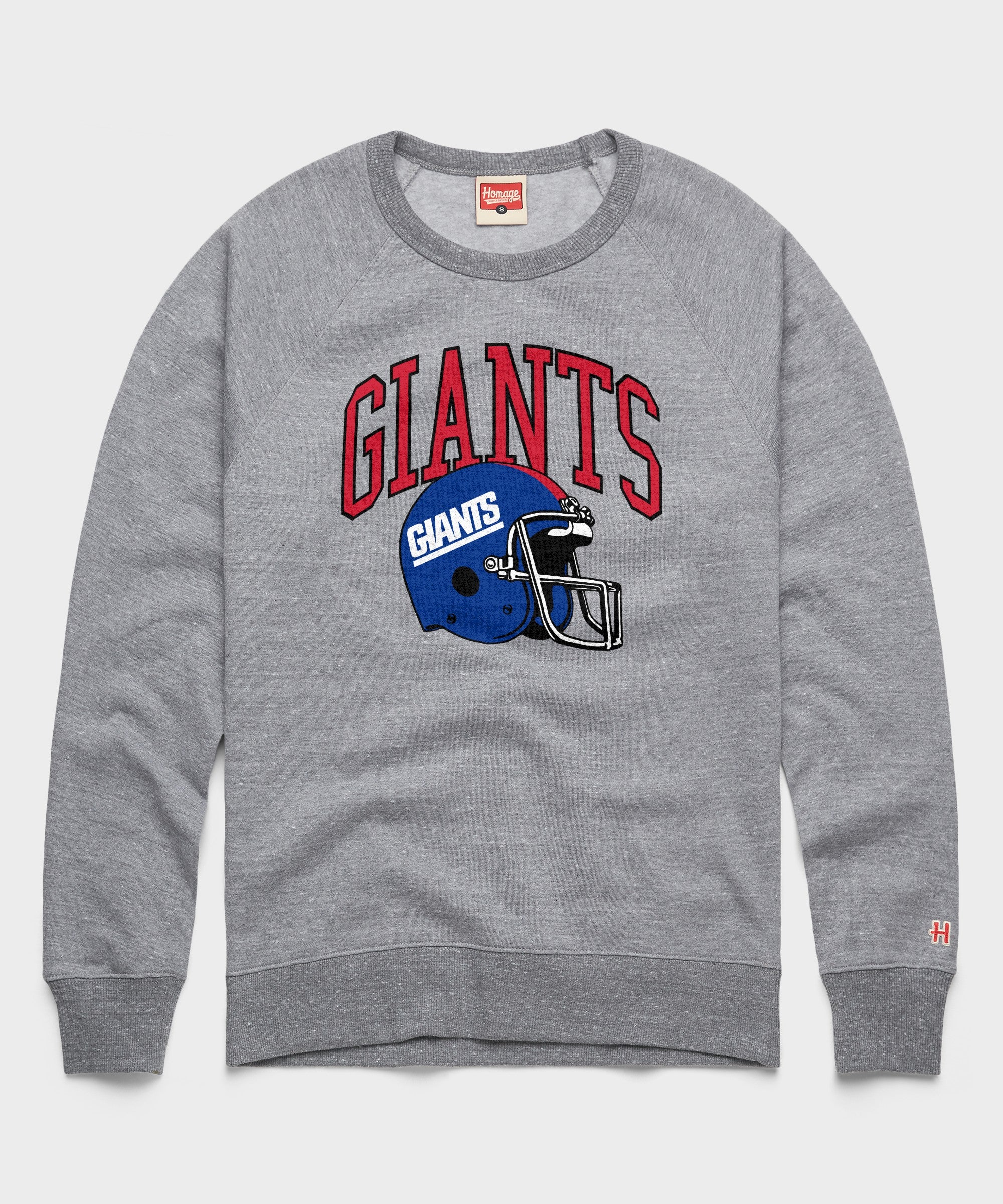 New York Giants Helmet Retro Crewneck