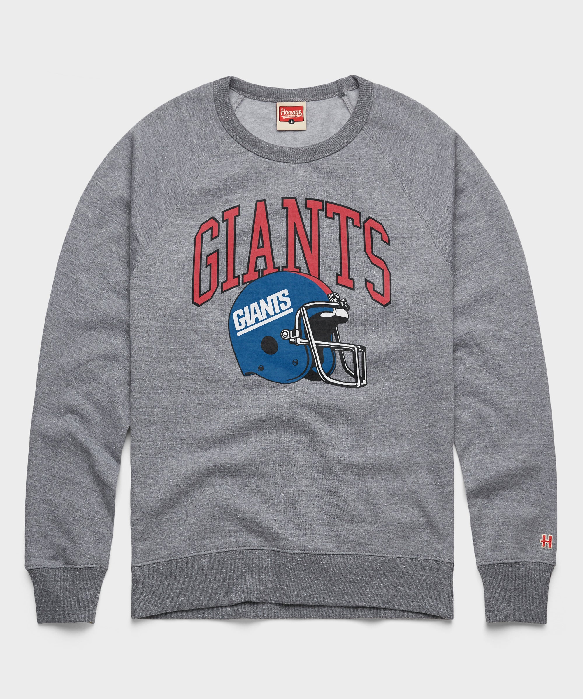 New York Giants Helmet Retro Crewneck