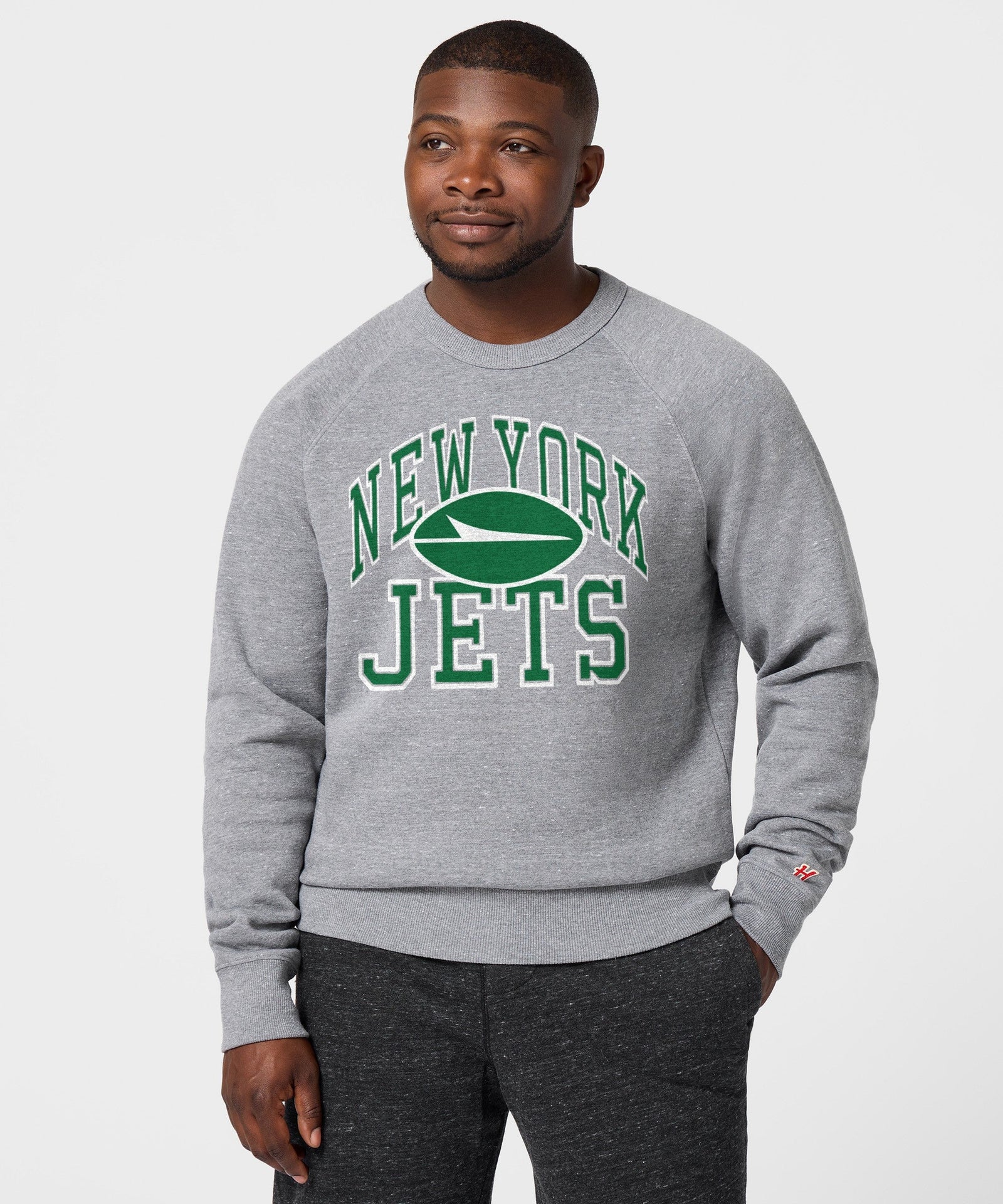 New York Jets Arch Crewneck
