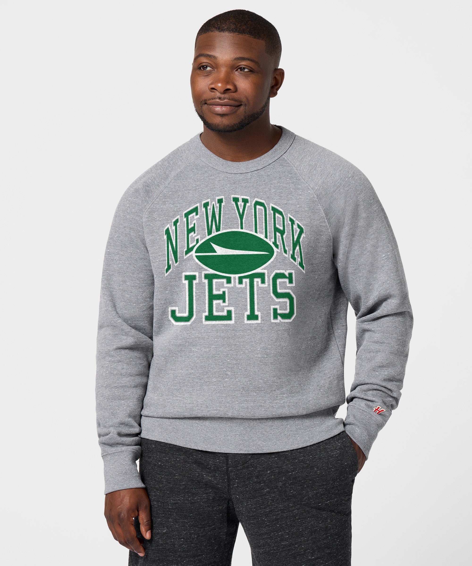 New York Jets Arch Crewneck