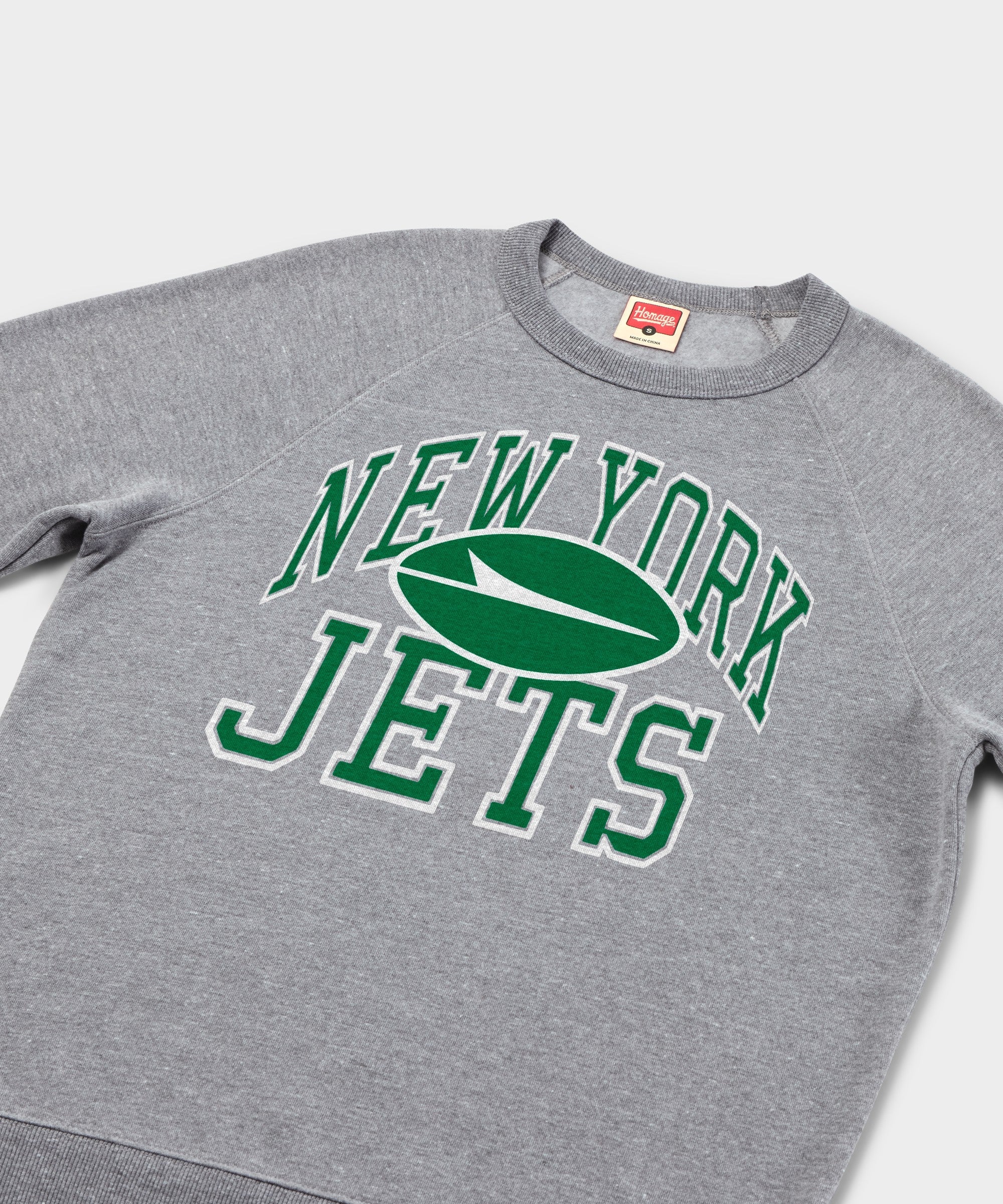 New York Jets Arch Crewneck
