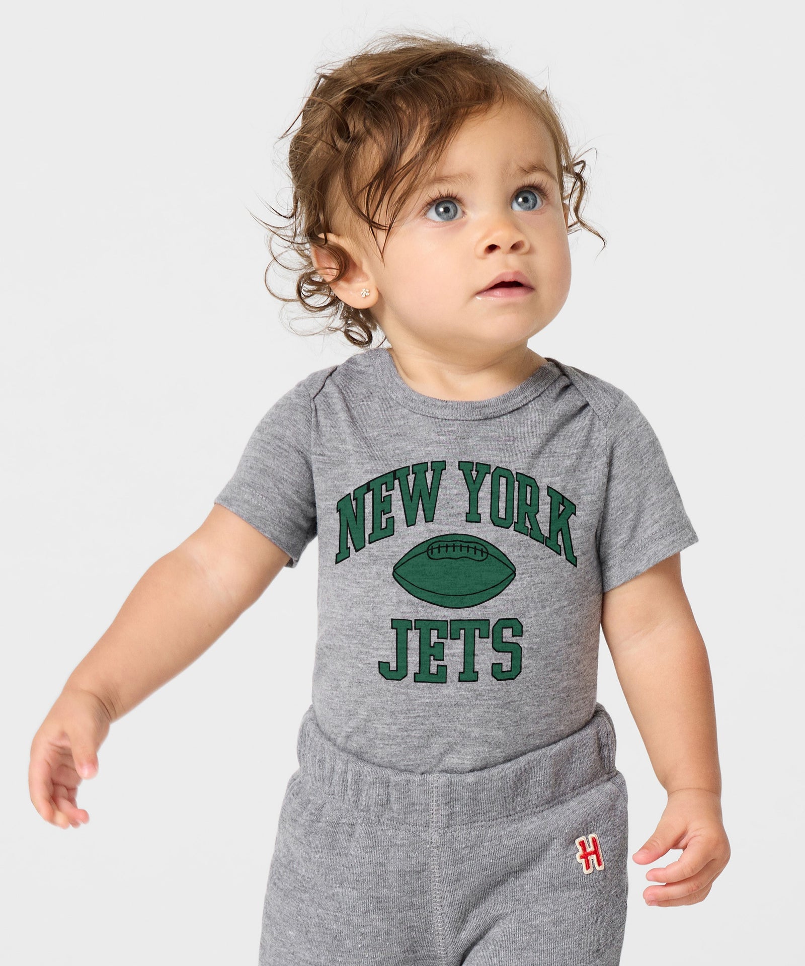 New York Jets Gridiron Baby One Piece