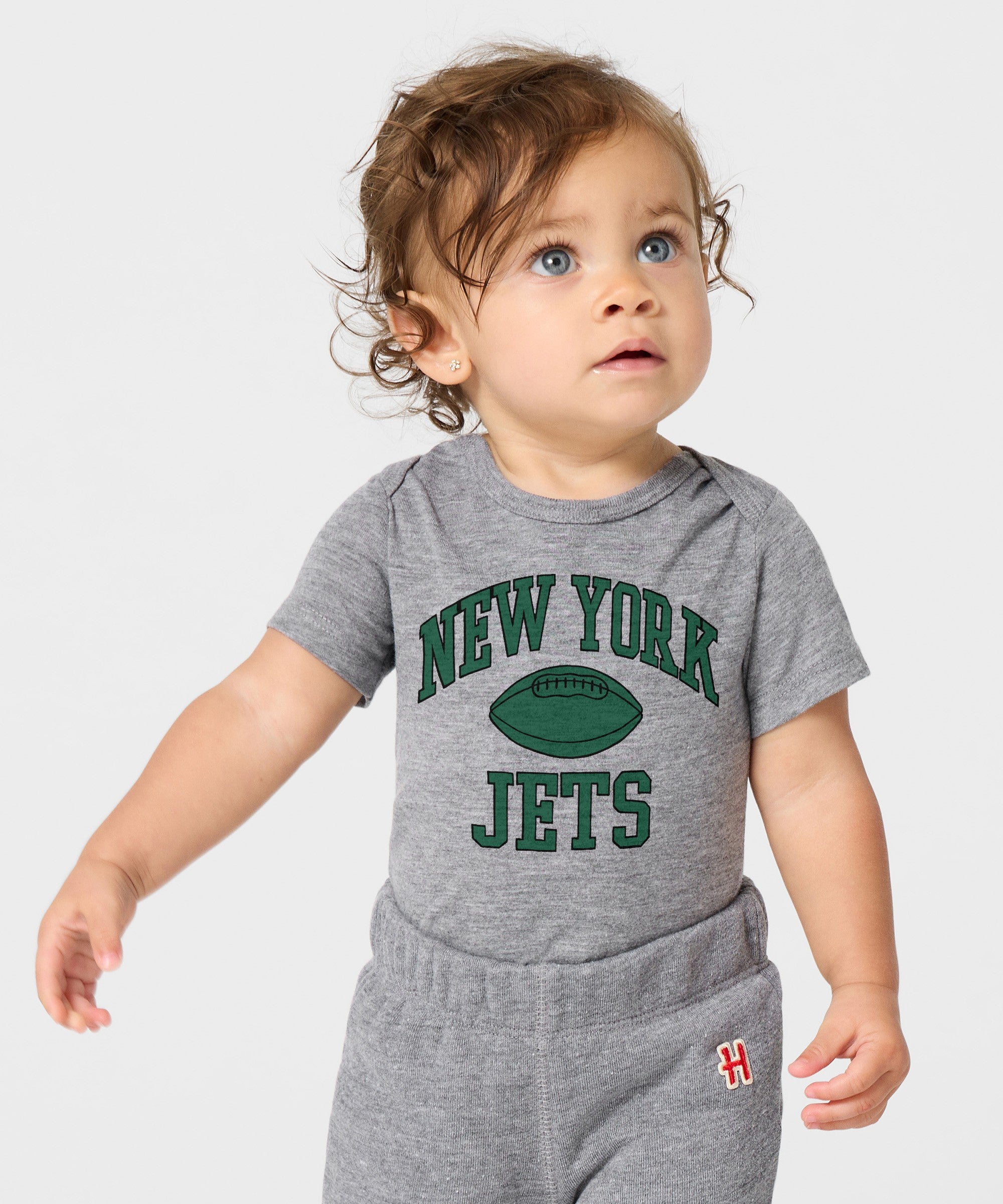 New York Jets Gridiron Baby One Piece