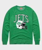 New York Jets Helmet Retro Crewneck
