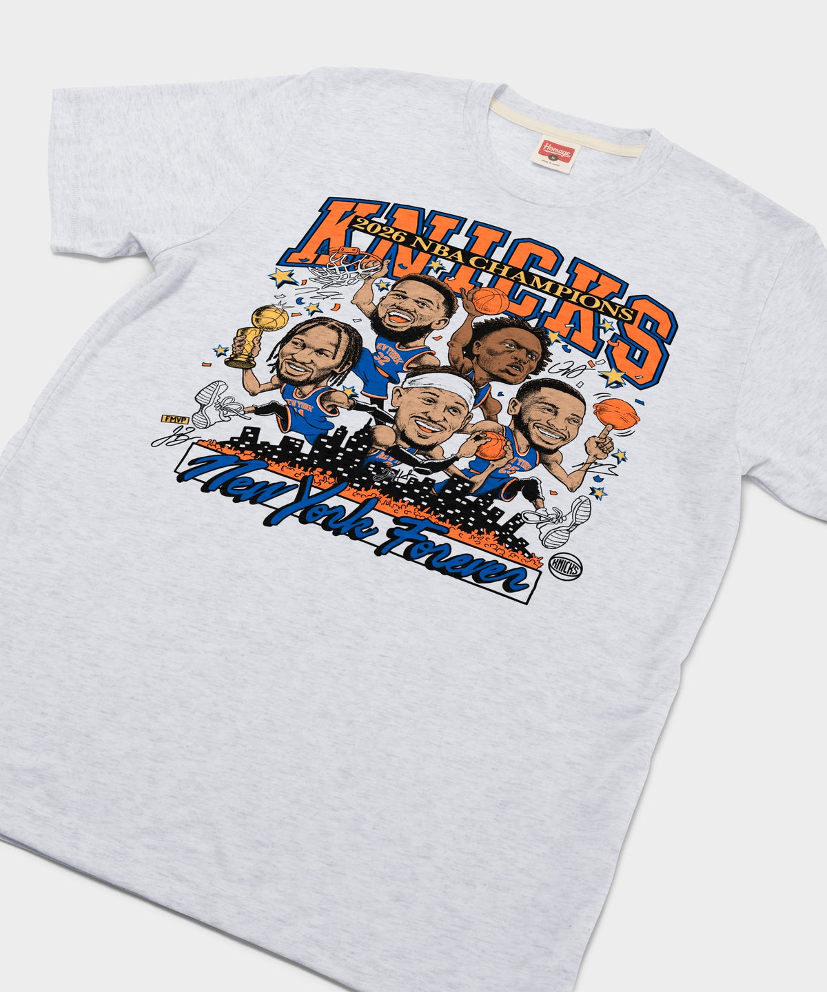 New York Knicks 2026 NBA Champions Players Signatures