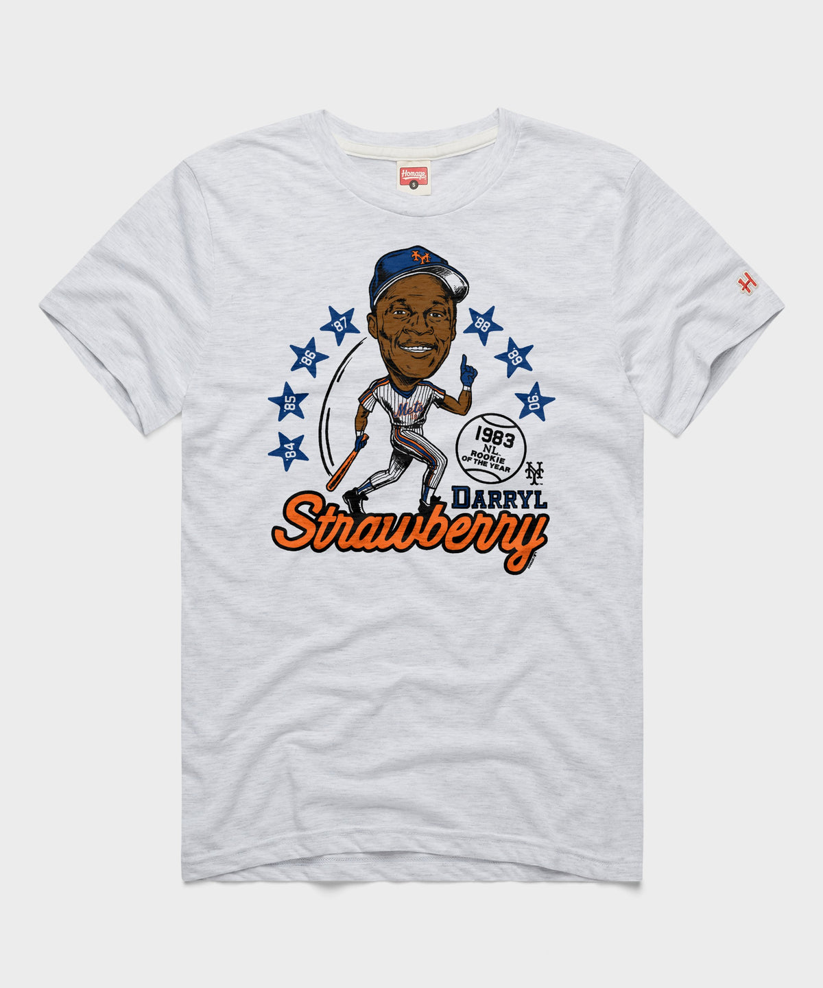 New York Mets Darryl Strawberry | Retro MLB Player T-Shirt – HOMAGE