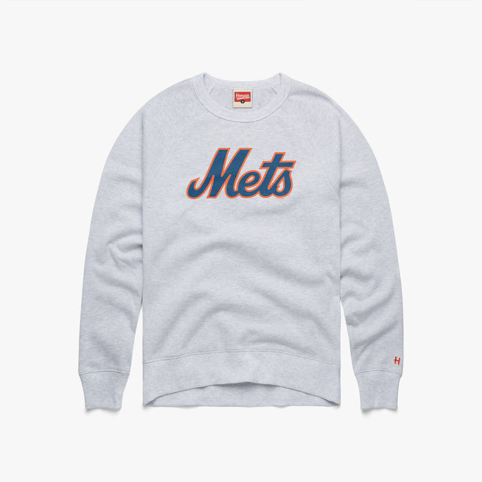 New York Mets Jersey Logo Crewneck