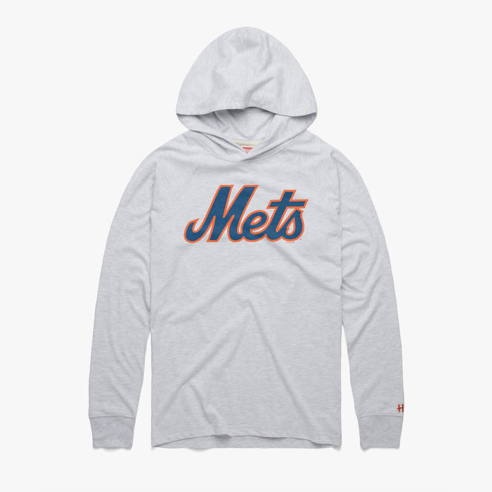 New York Mets Jersey Logo Lightweight Hoodie