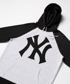 New York Yankees Cap Logo '68 Blackout Colorblock Hoodie