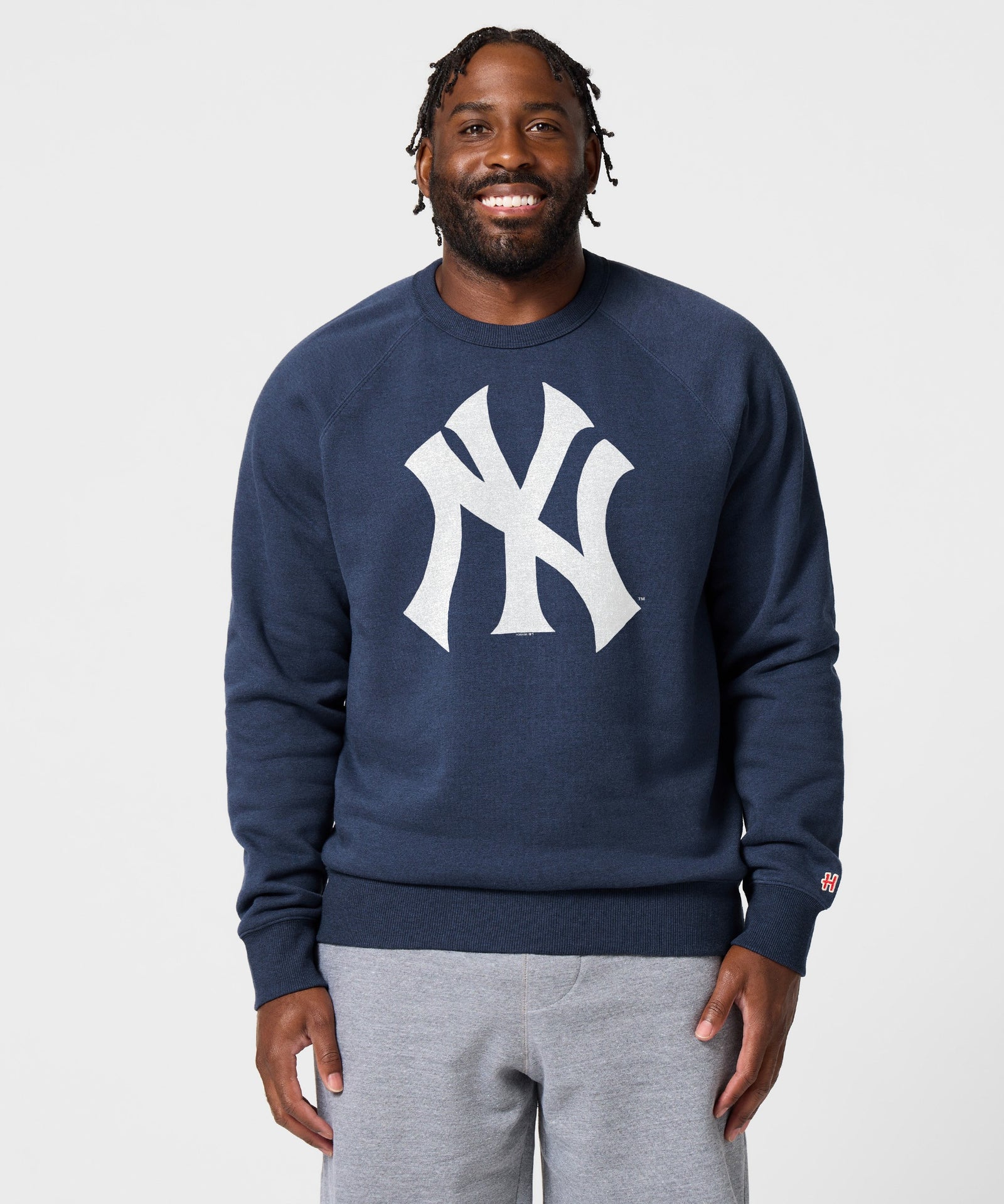 New York Yankees Cap Logo '68 Crewneck