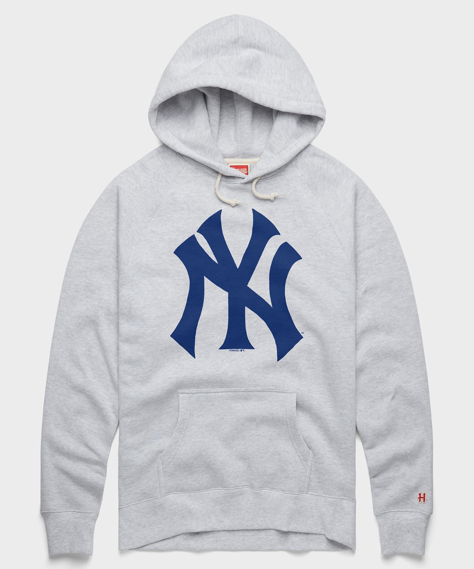 New York Yankees Cap Logo '68 Hoodie Ash