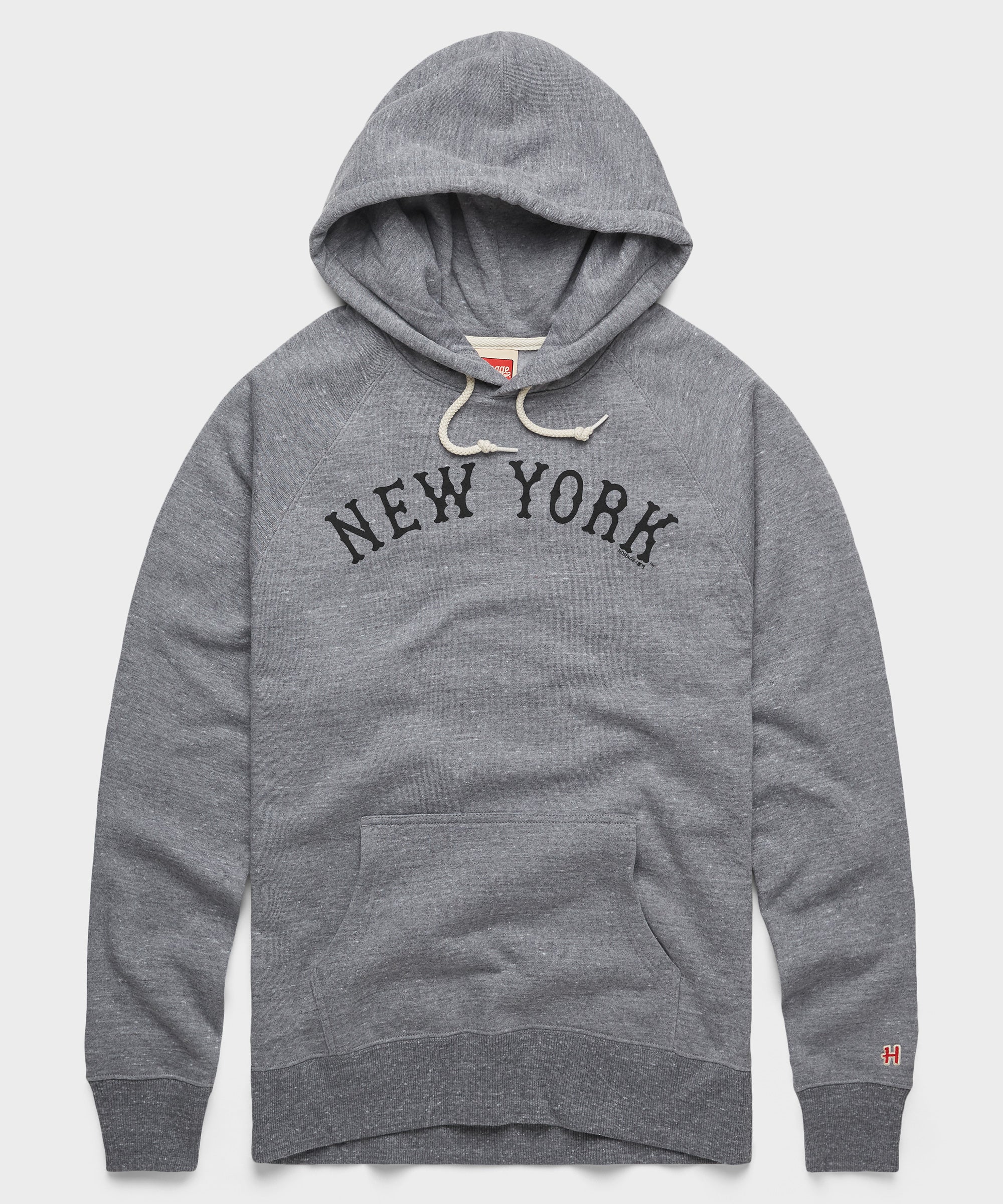 New York Yankees Jersey Logo '13 Hoodie Grey