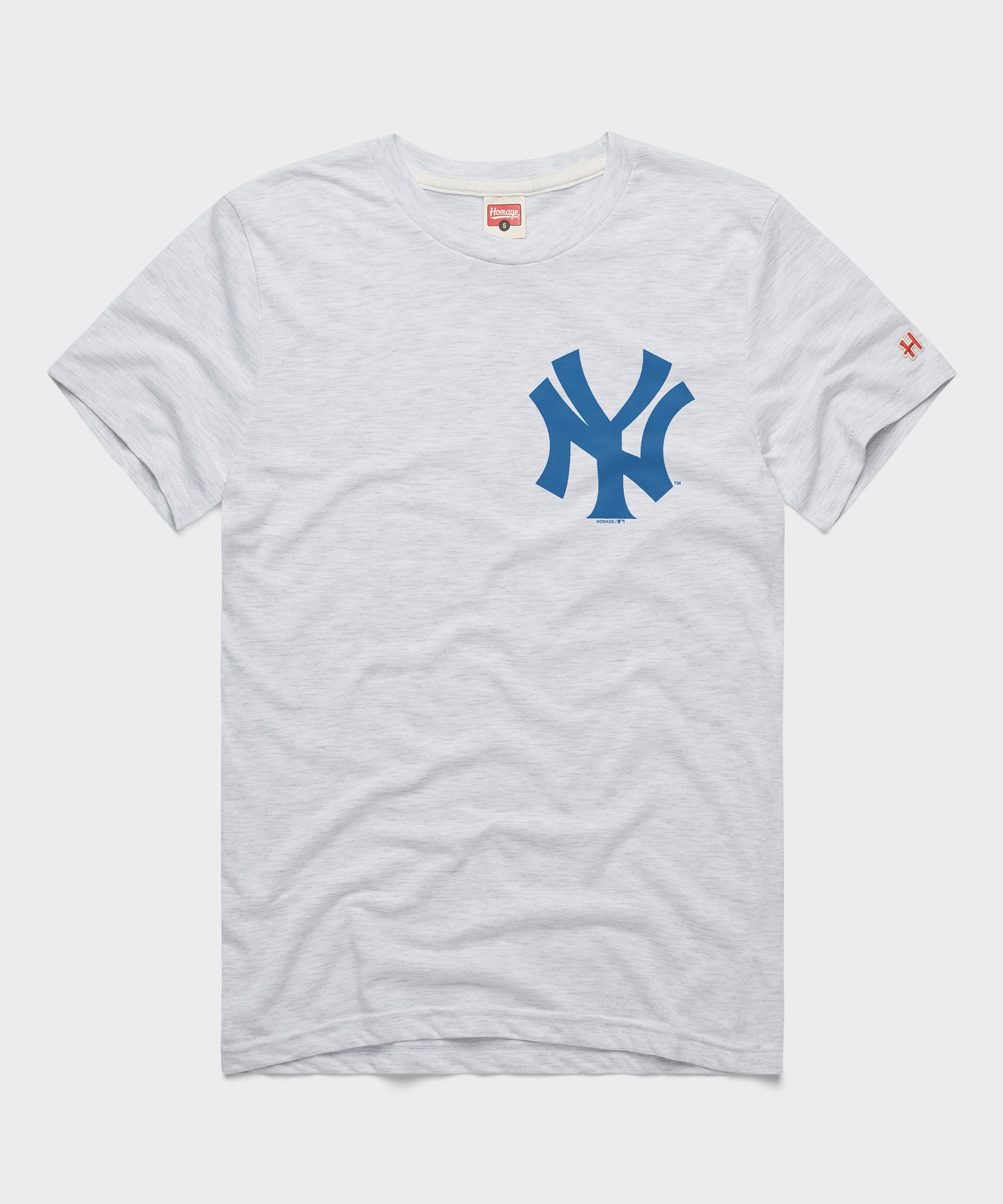 New York Yankees Jersey Logo '47 Ash