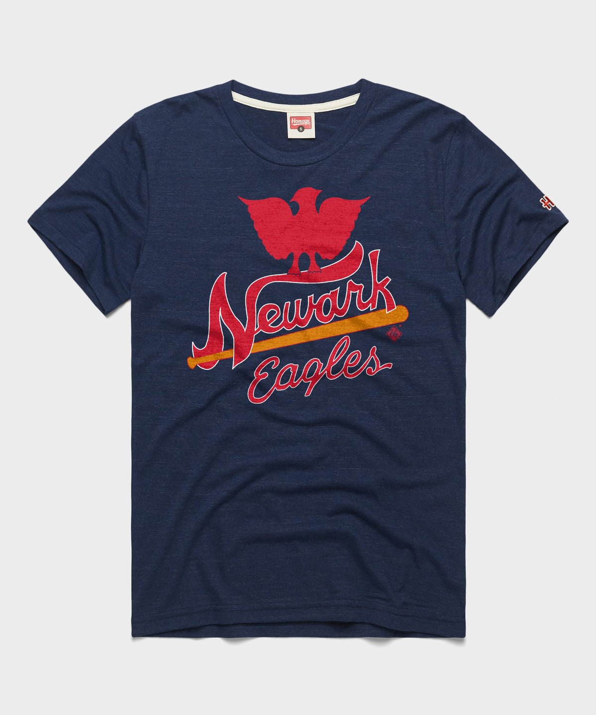 T-shirt Unisex Newark Eagles Negro League Baseball - Couleur Athletic Heather - Neuf Avec étiquettes