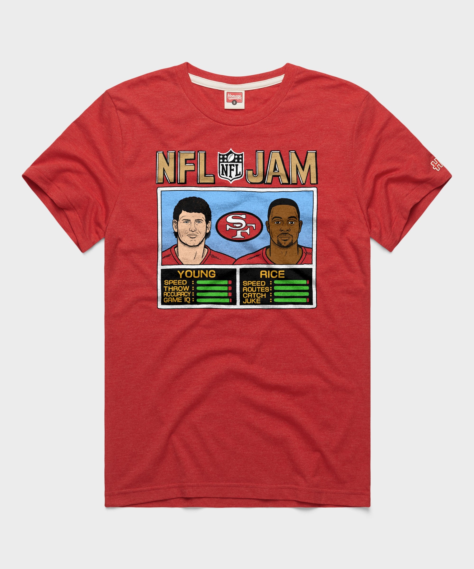 Nfl Jam 49Ers Young And Rice
