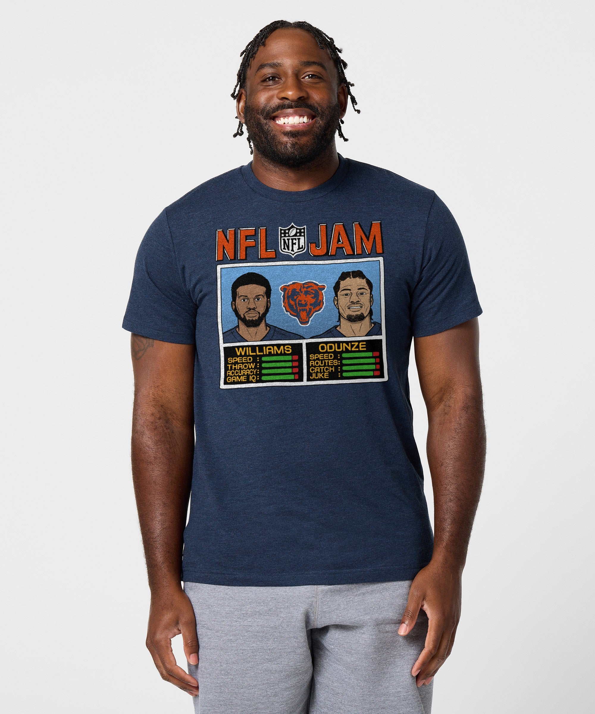 Nfl Jam Bears Williams And Odunze