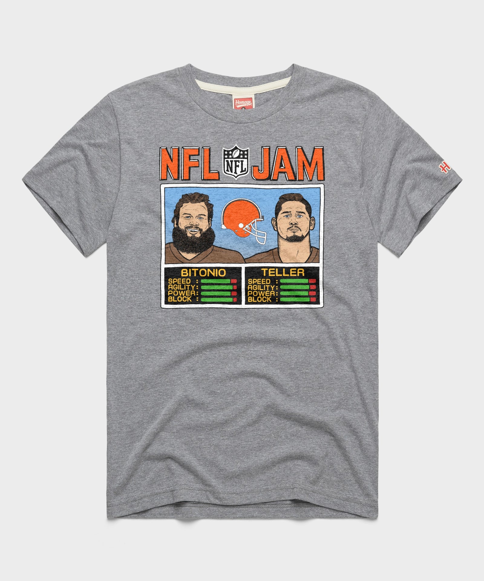 Nfl Jam Browns Bitonio And Teller