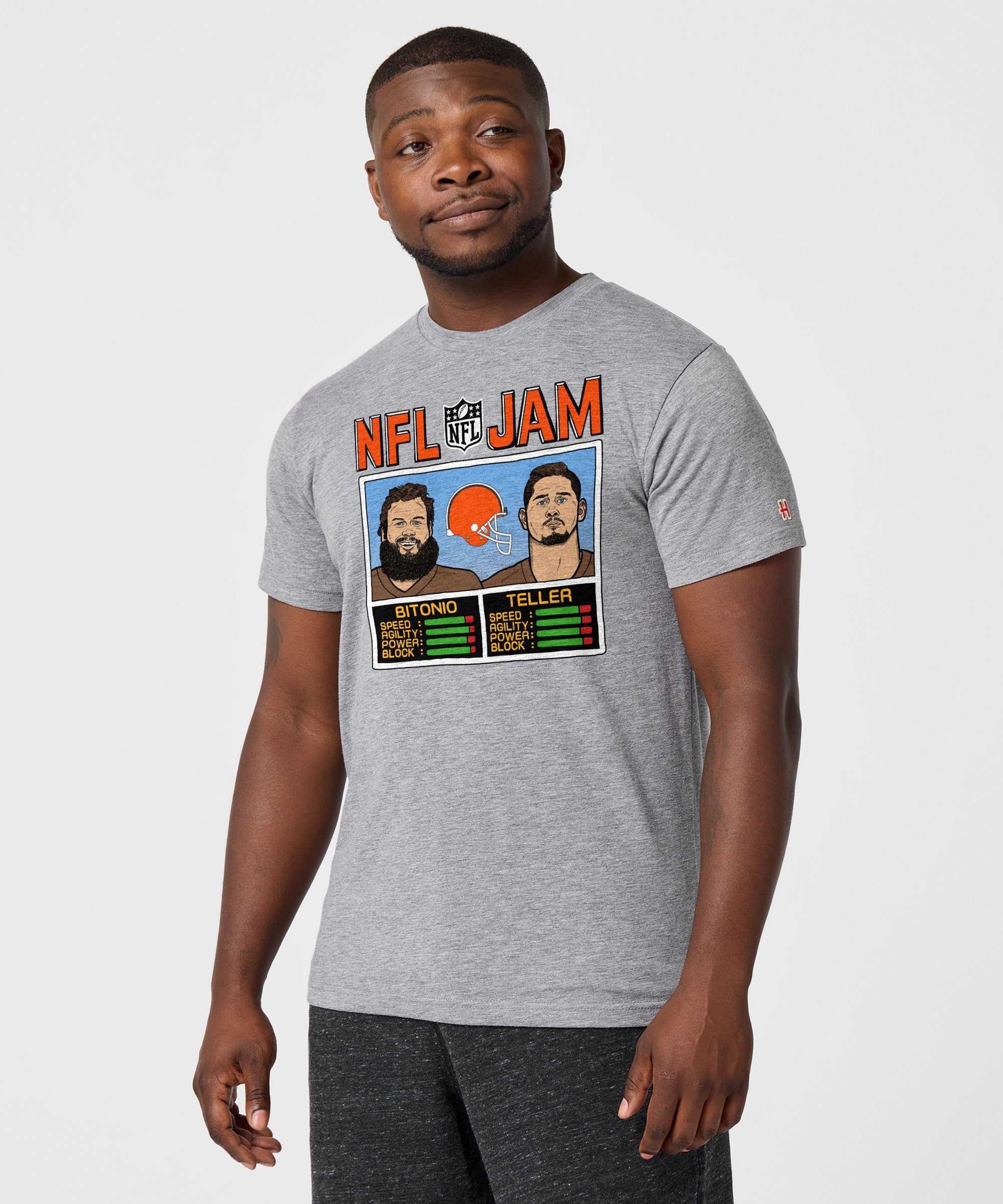 Nfl Jam Browns Bitonio And Teller